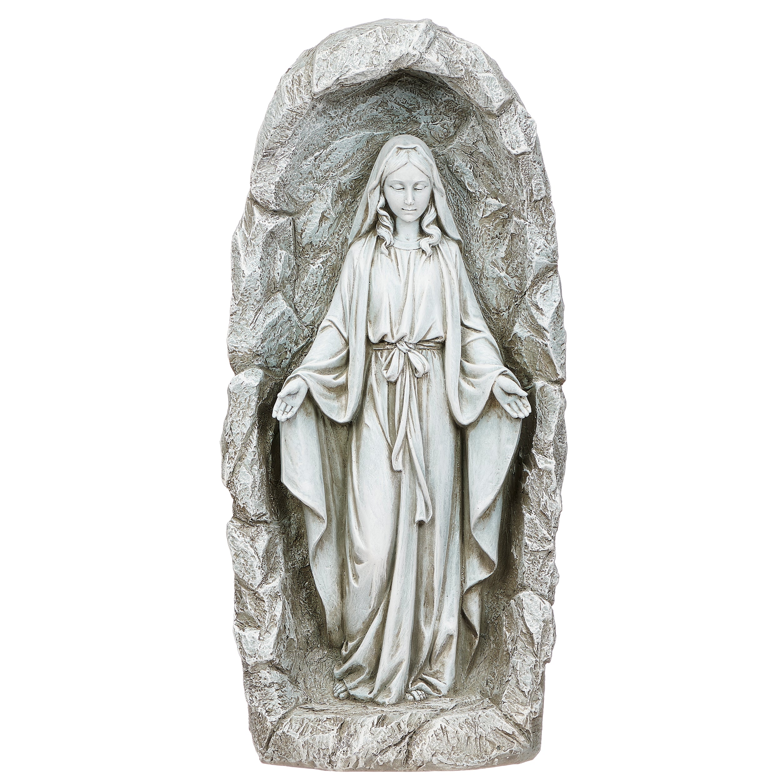 Joseph's Studio Solar Our Lady of Grace Grotto Garden Statue