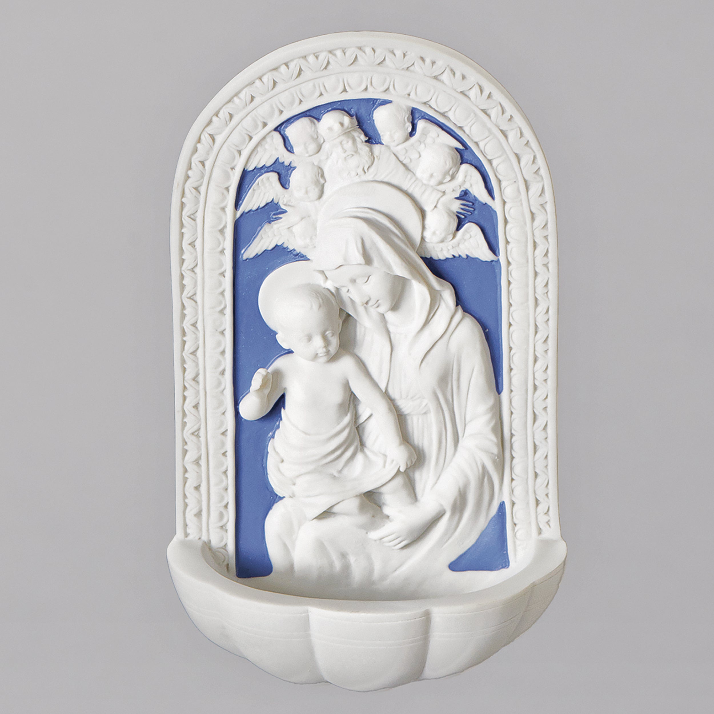 Madonna & Child Water Font – Della Robbia