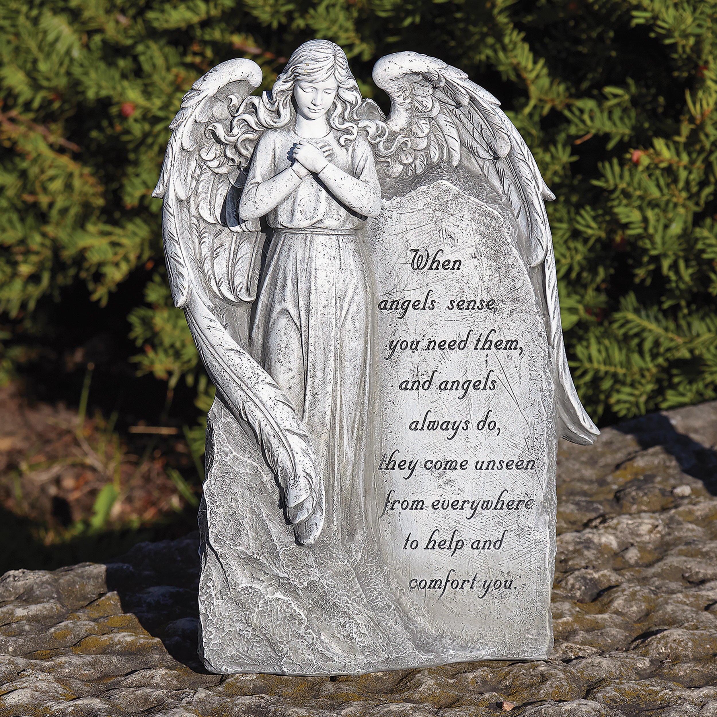Joseph's Studio Angel Garden Stone