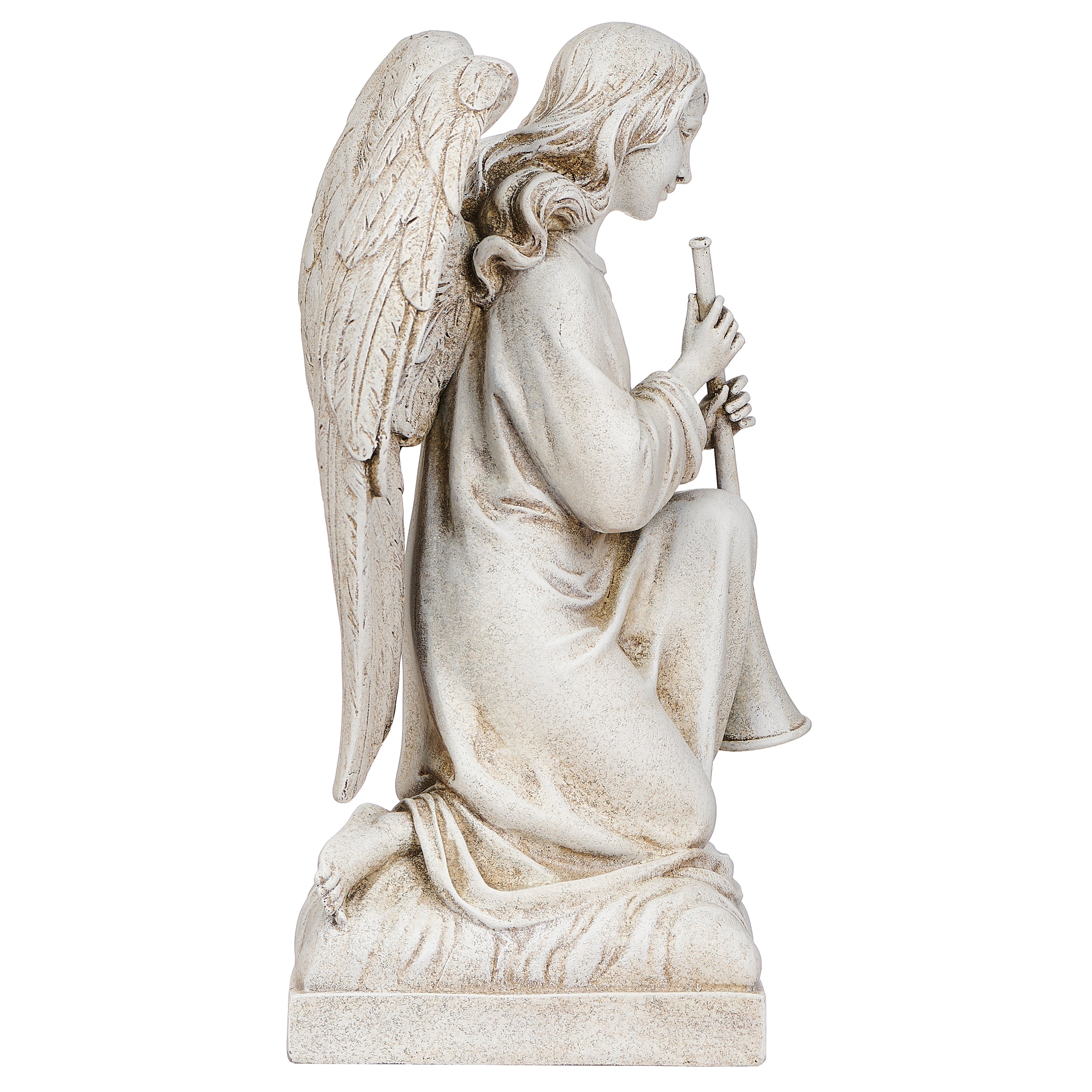 Joseph's Studio Angel With Trumpet Garden Statue