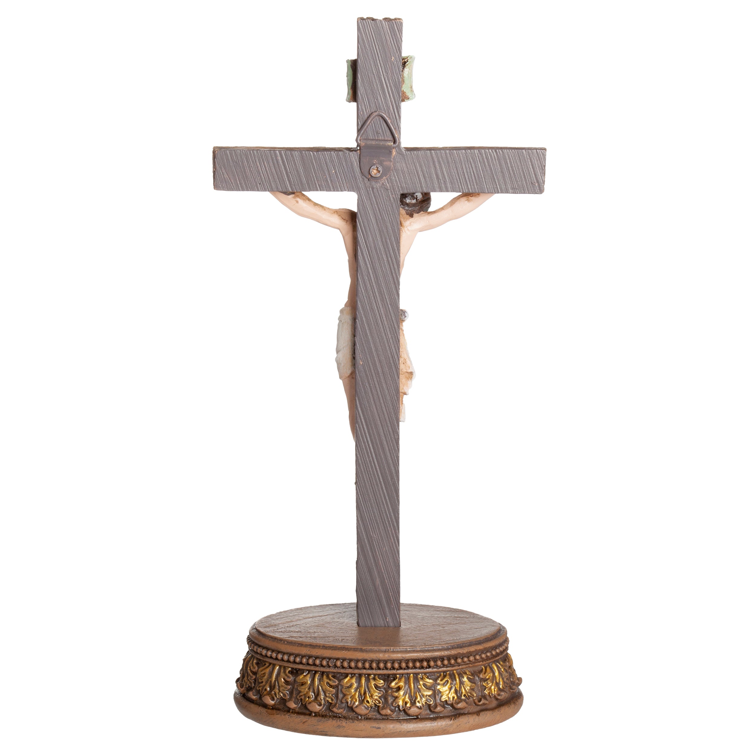 Joseph's Studio Crucifix with Ornate Stand