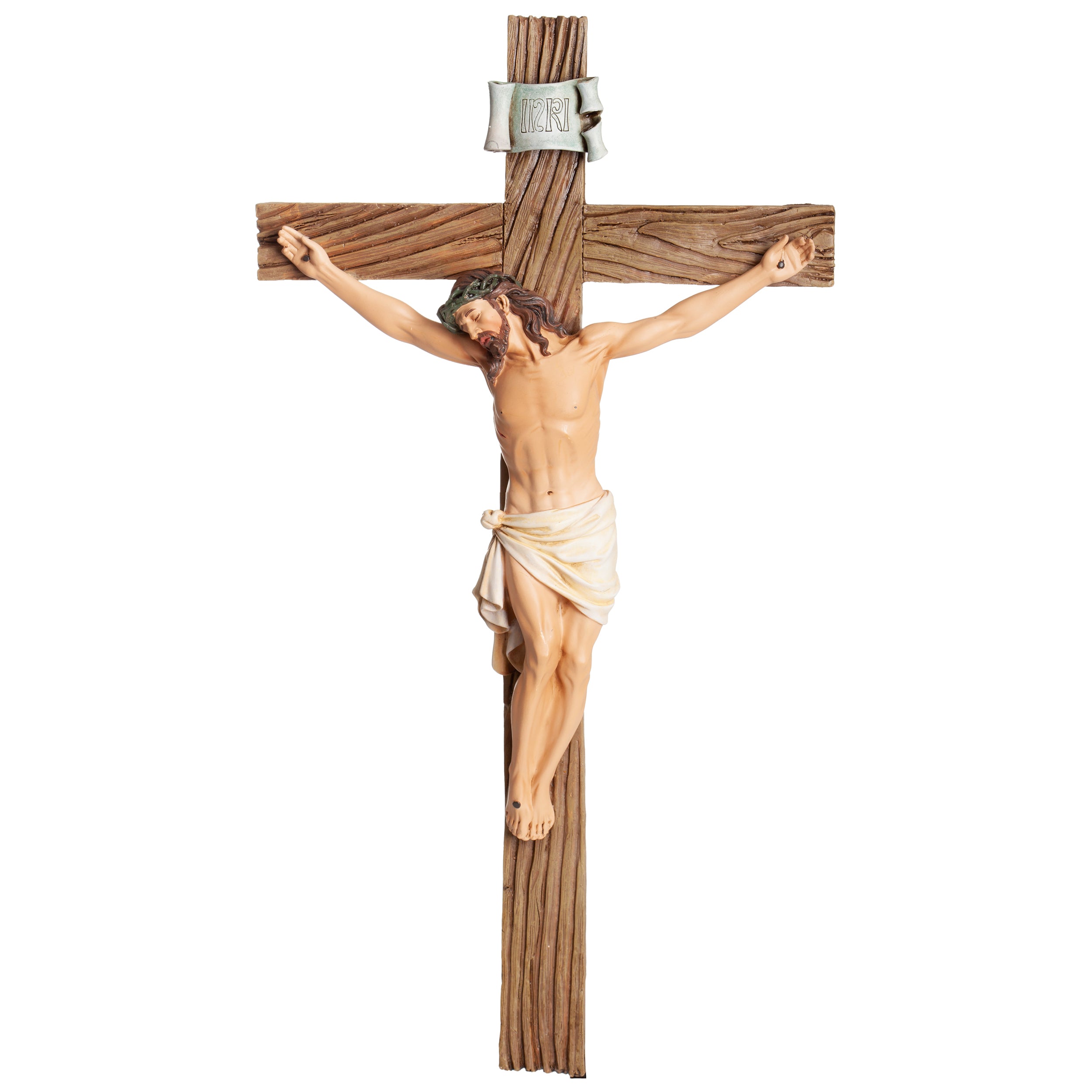 Joseph's Studio Brown & Silver Crucifix