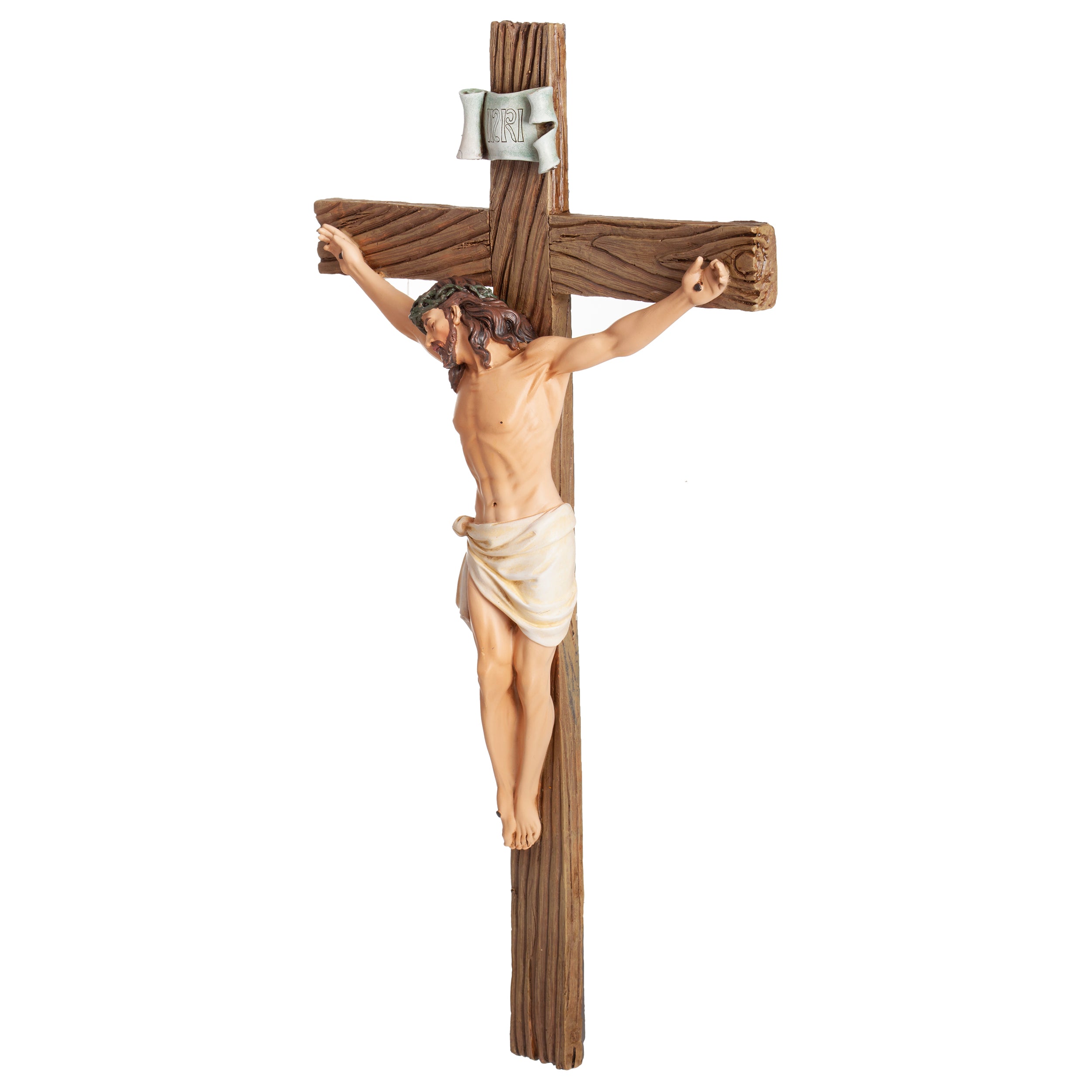 Joseph's Studio Brown & Silver Crucifix