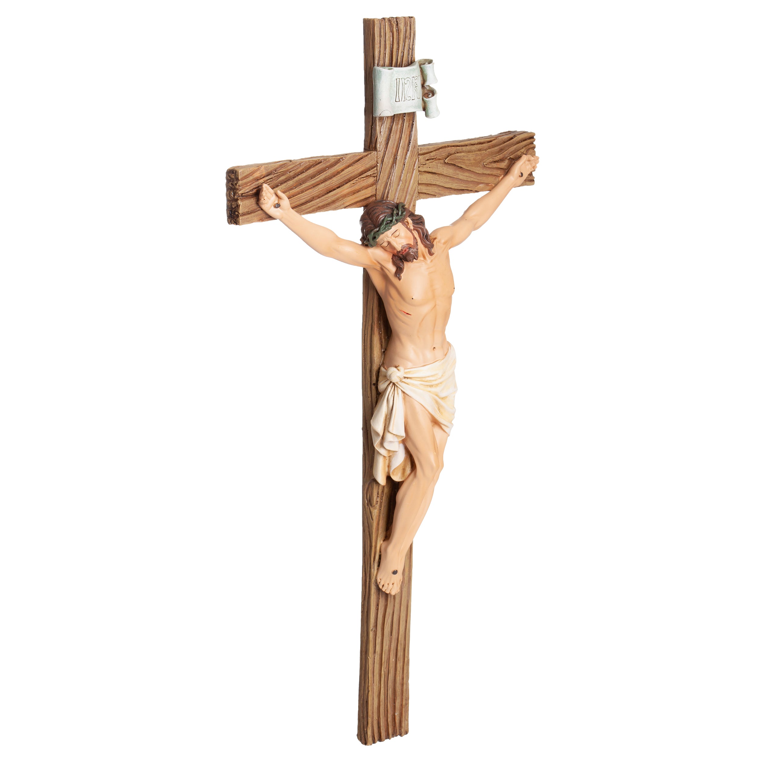 Joseph's Studio Brown & Silver Crucifix