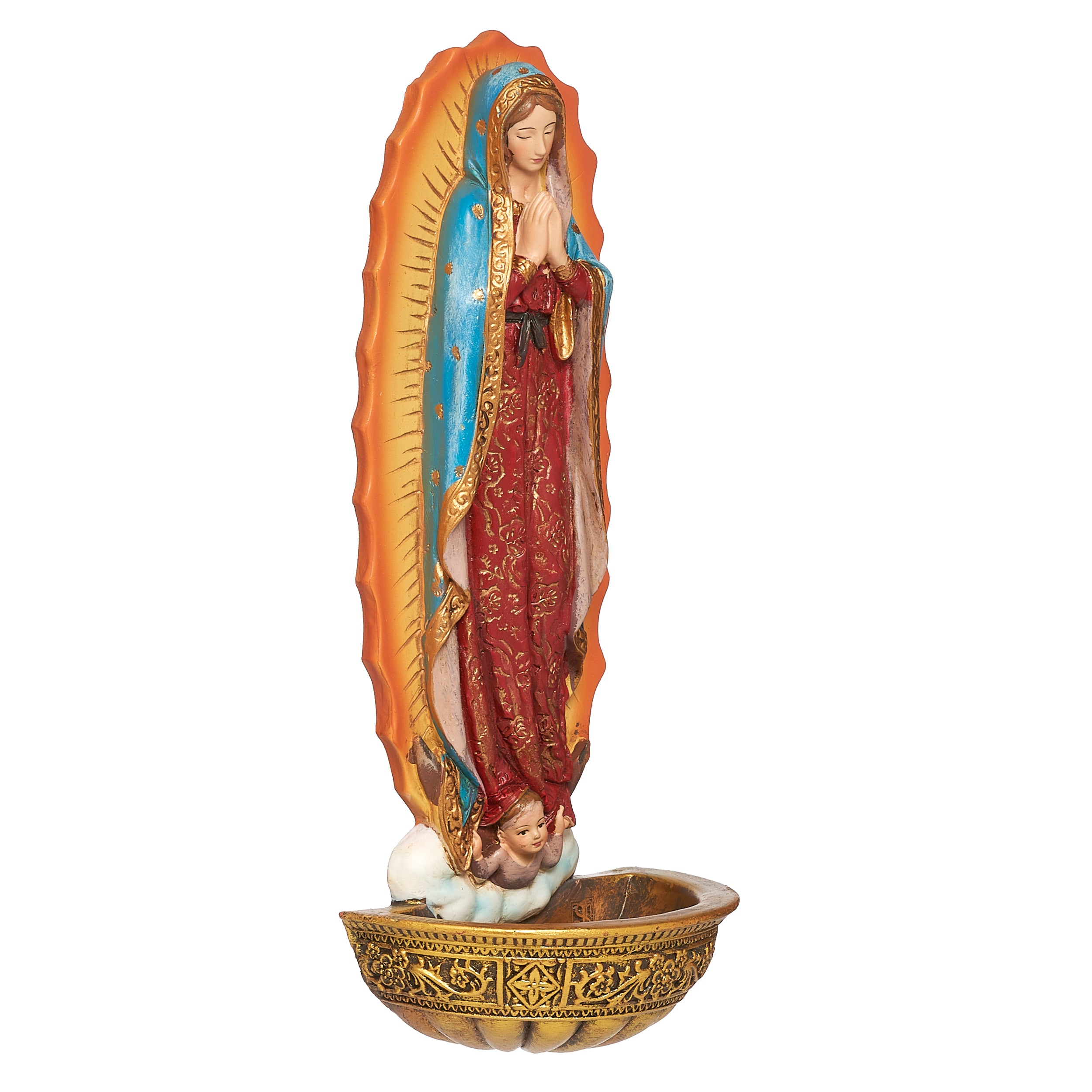 Joseph's Studio Our Lady of Guadalupe Water Font – Renaissance Collection