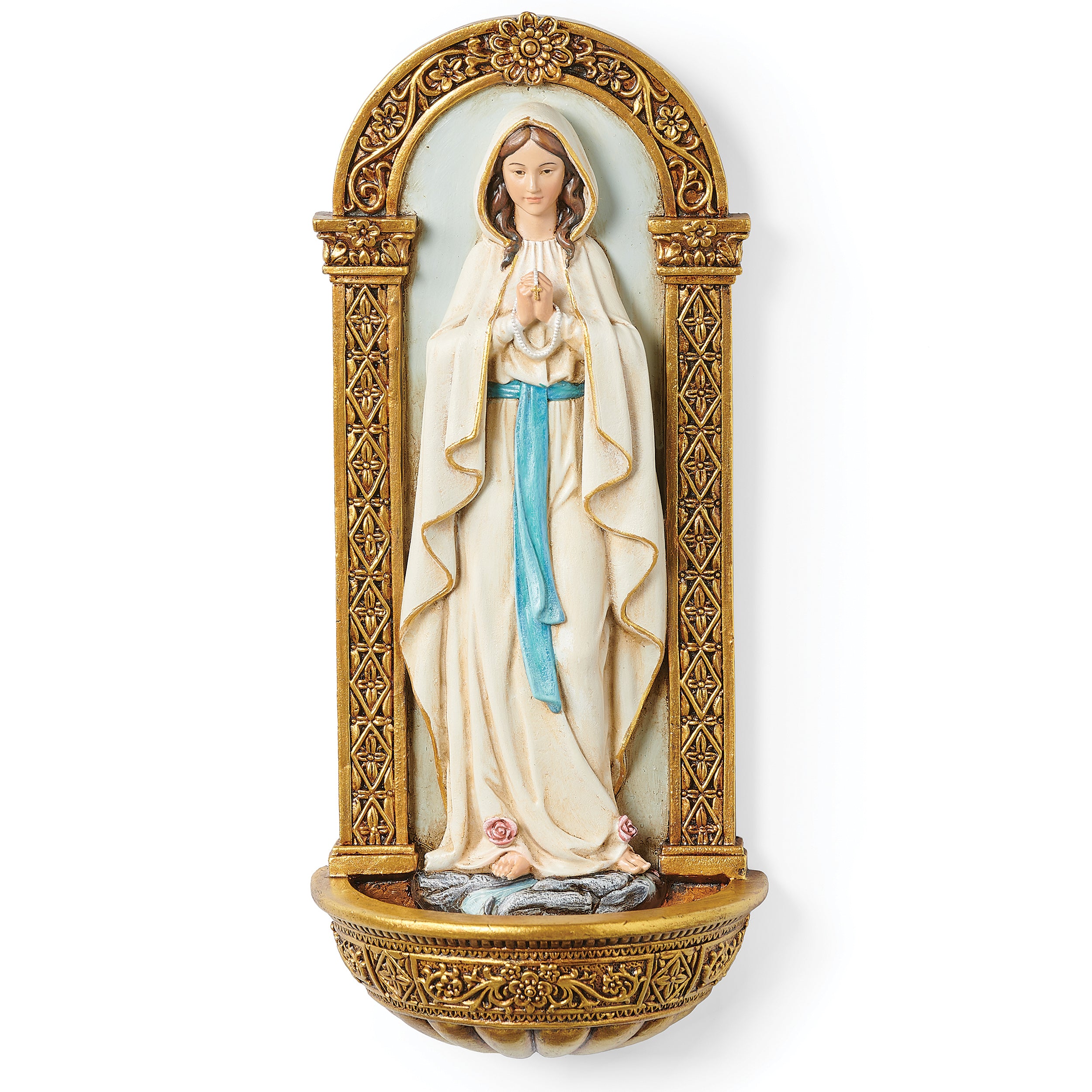 Joseph's Studio Our Lady of Lourdes Water Font – Renaissance Collection