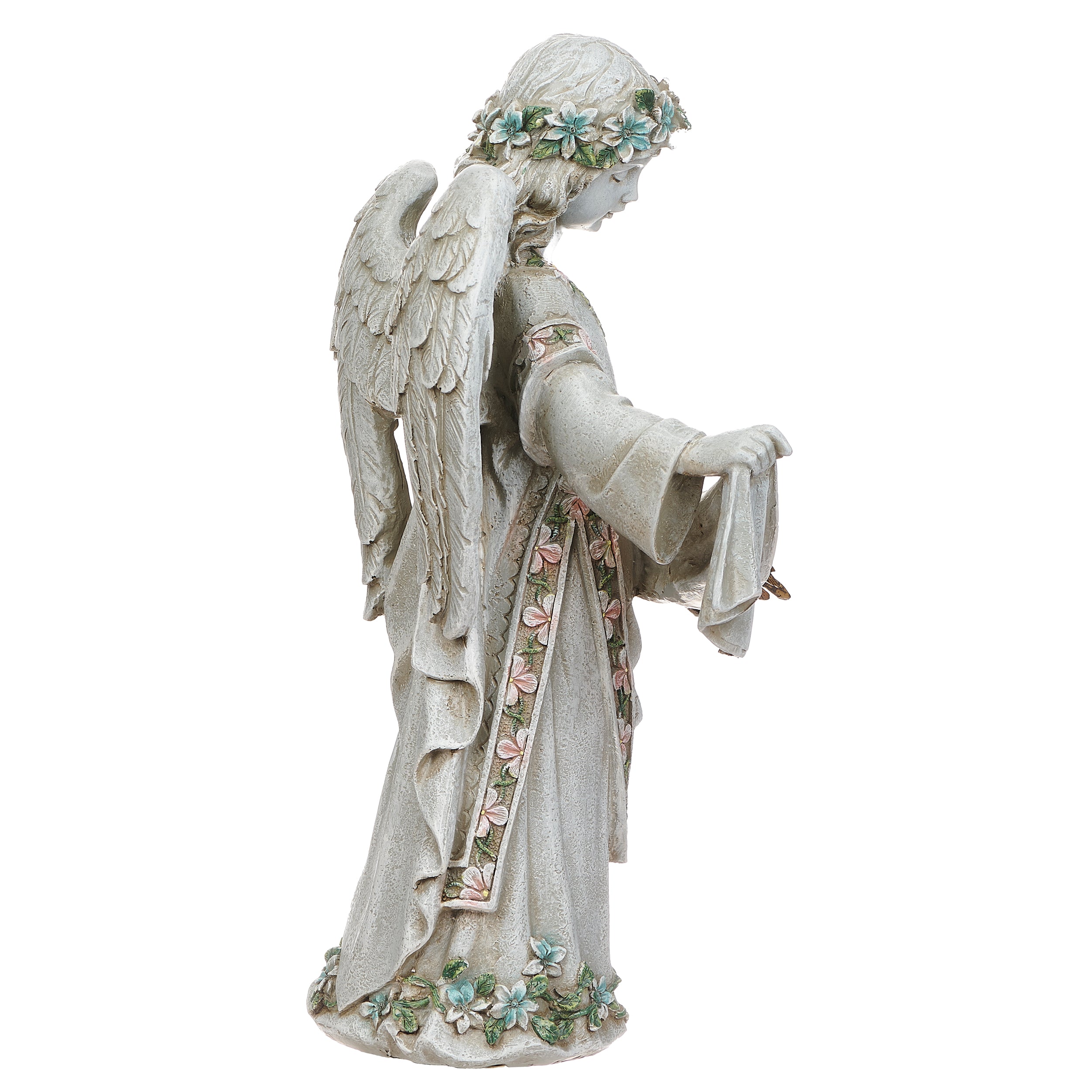 Joseph's Studio Angel with Birds Bird Feeder