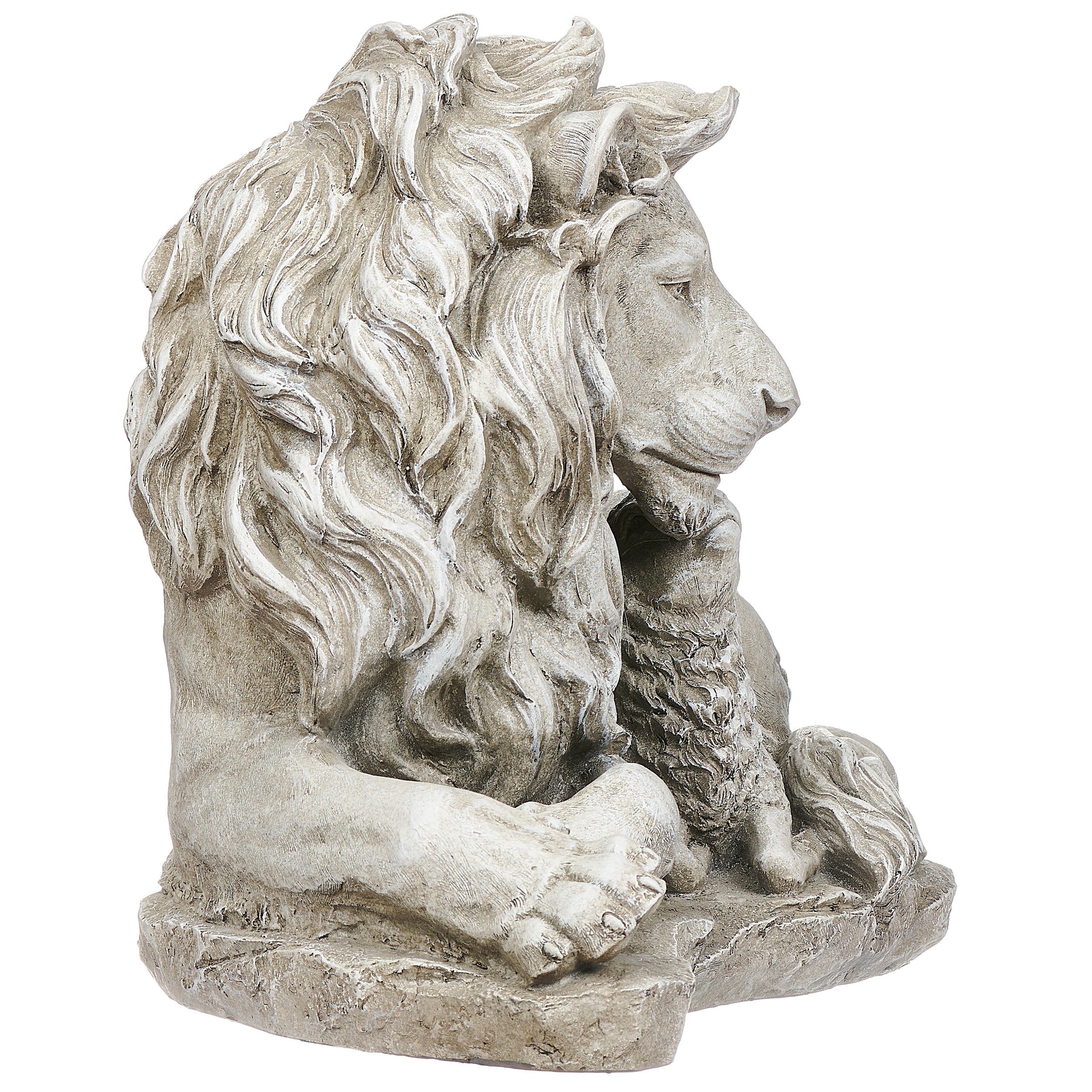 Joseph's Studio Lion & Lamb Garden Statue