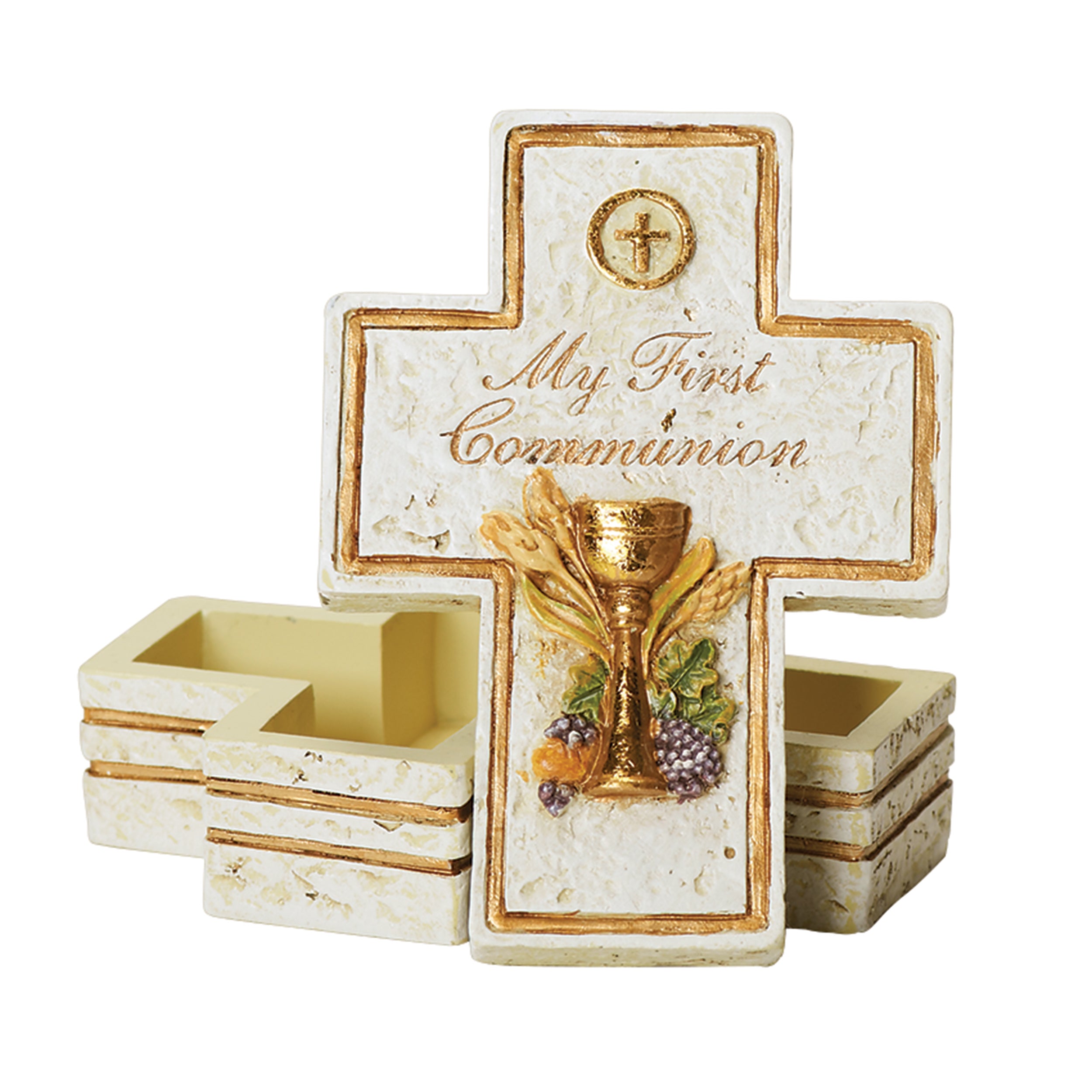 Joseph's Studio Cross First Communion Keepsake Box