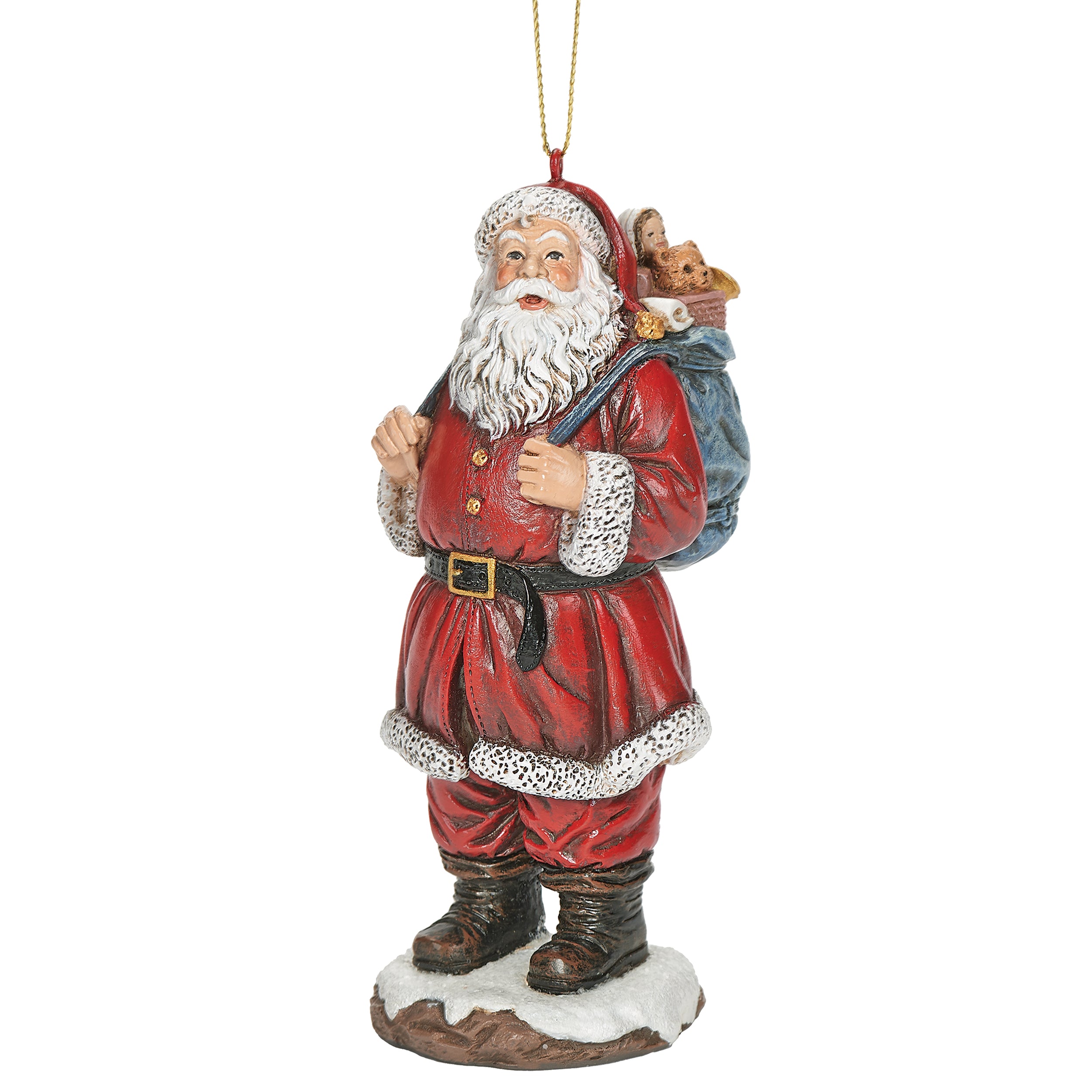 Joseph's Studio Santa with Giftbag Ornament