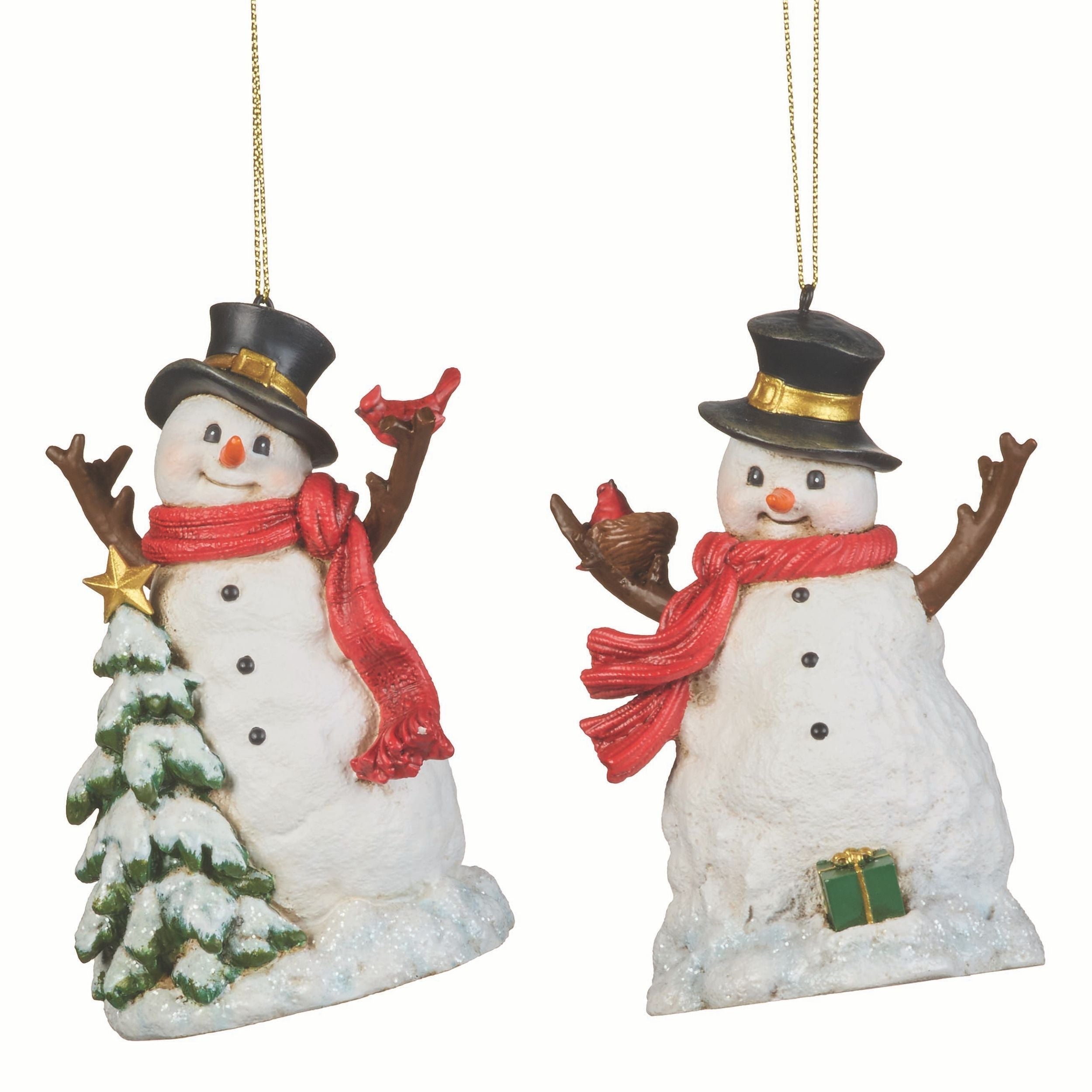 Joseph's Studio Snowman Ornament Set