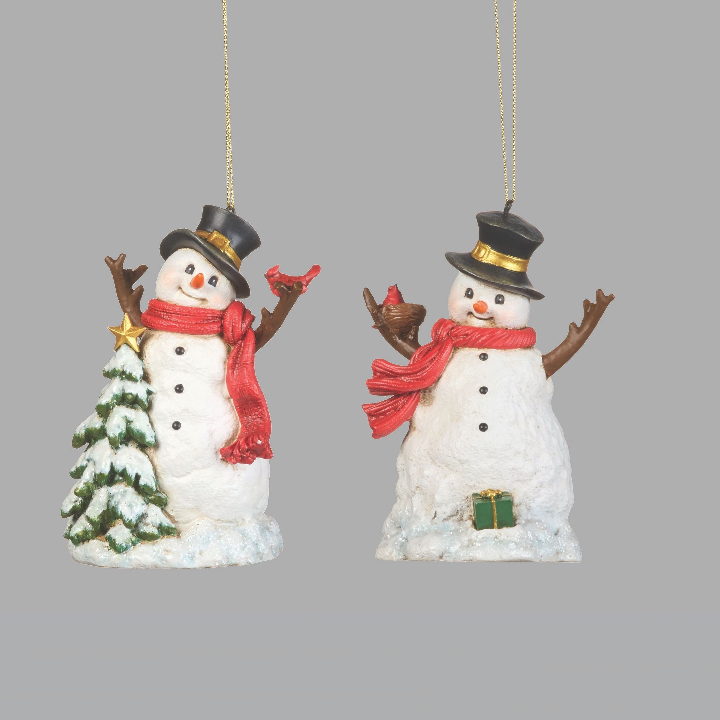 Joseph's Studio Snowman Ornament Set