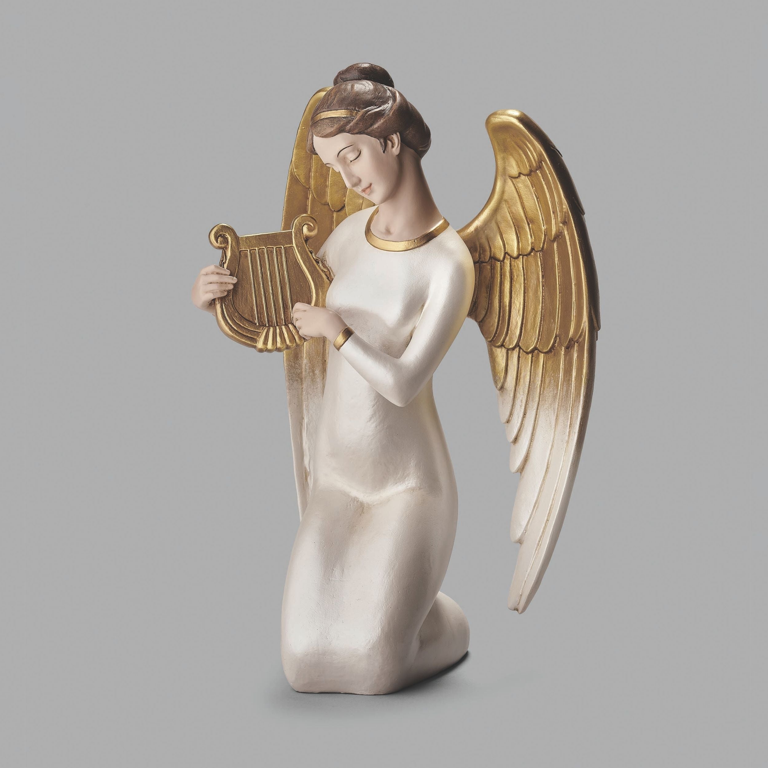 Joseph's Studio Angel with Harp Figure