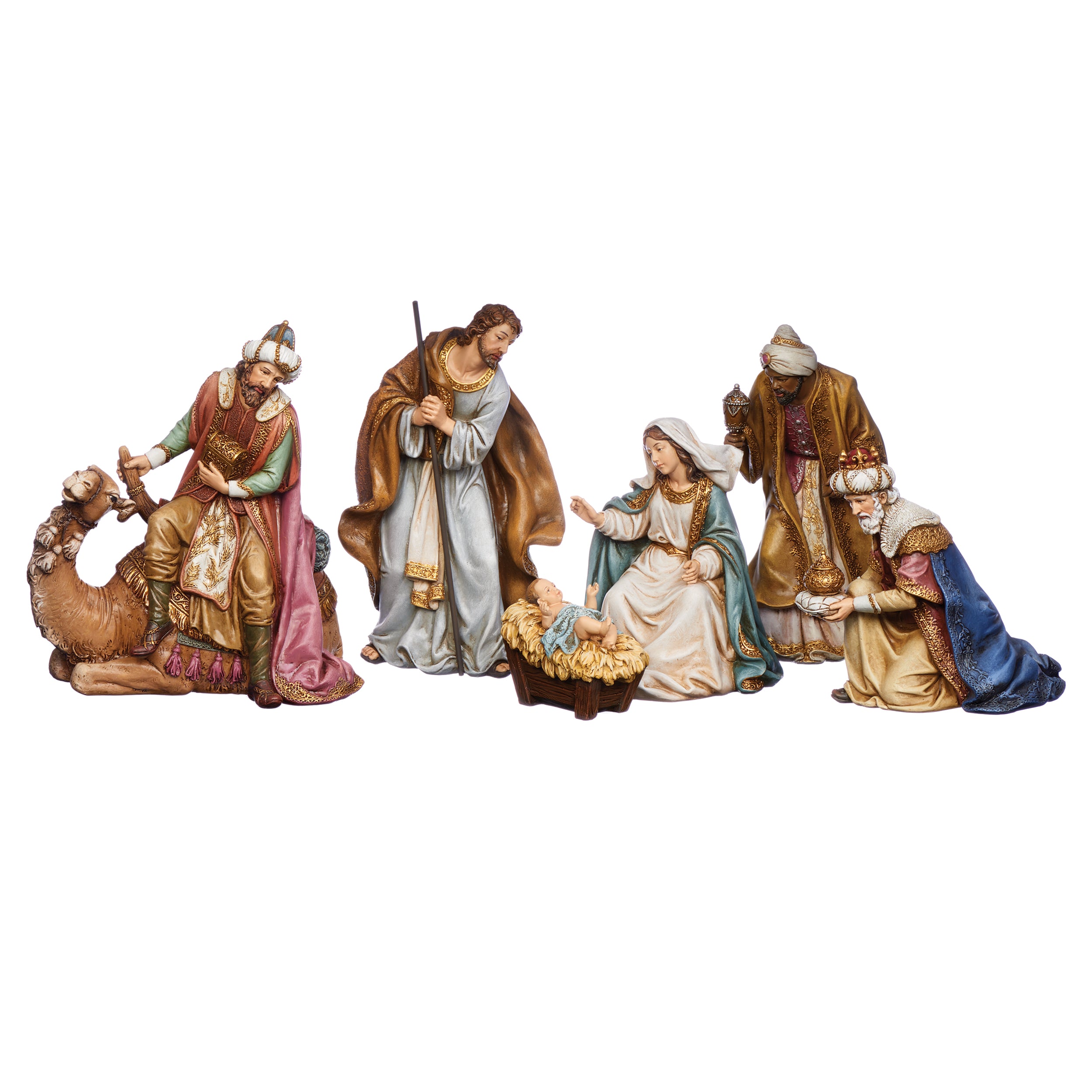 Joseph's Studio Elegant Nativity Set with King on Camel