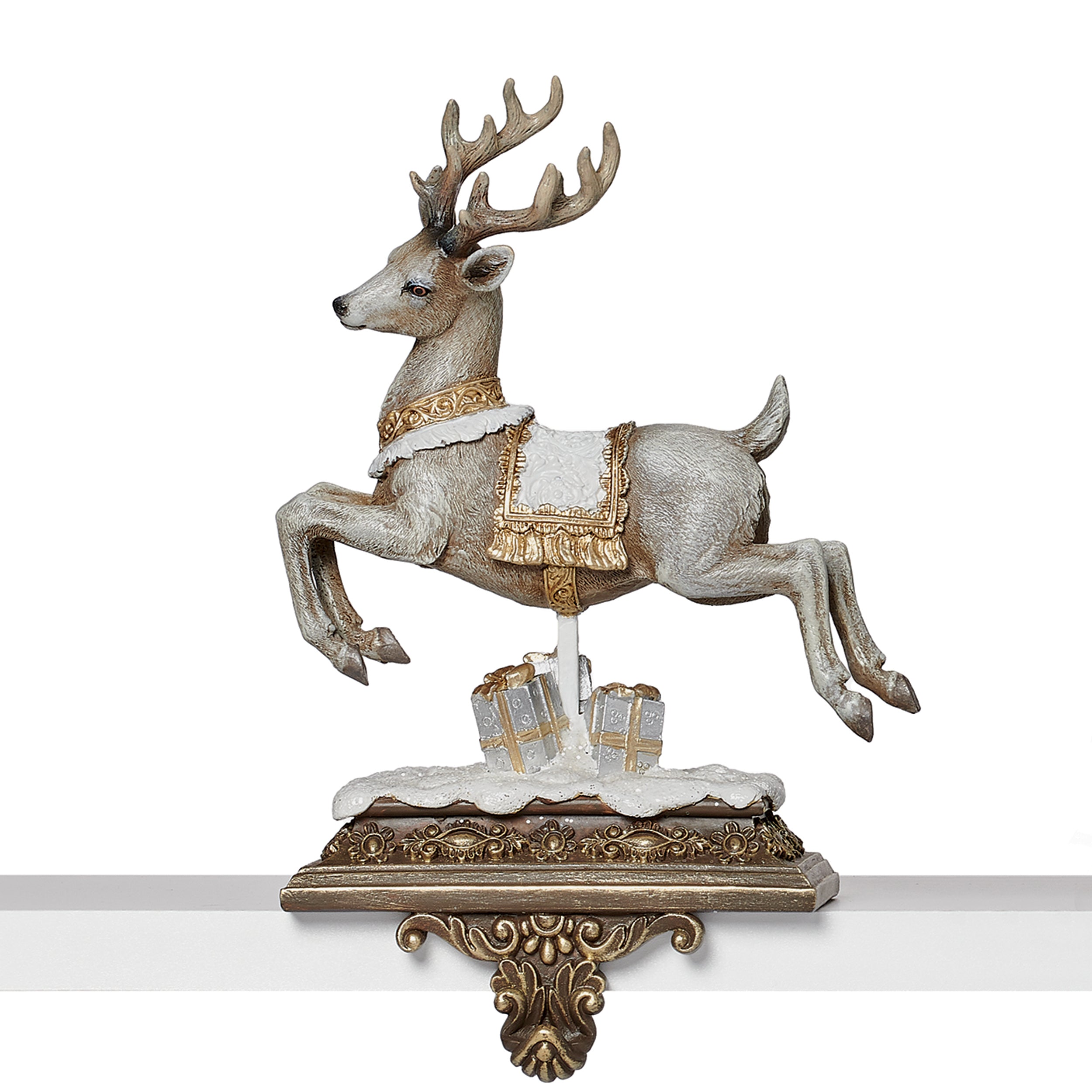 Joseph's Studio Santa & Deer Stocking Holder 2-PC Set