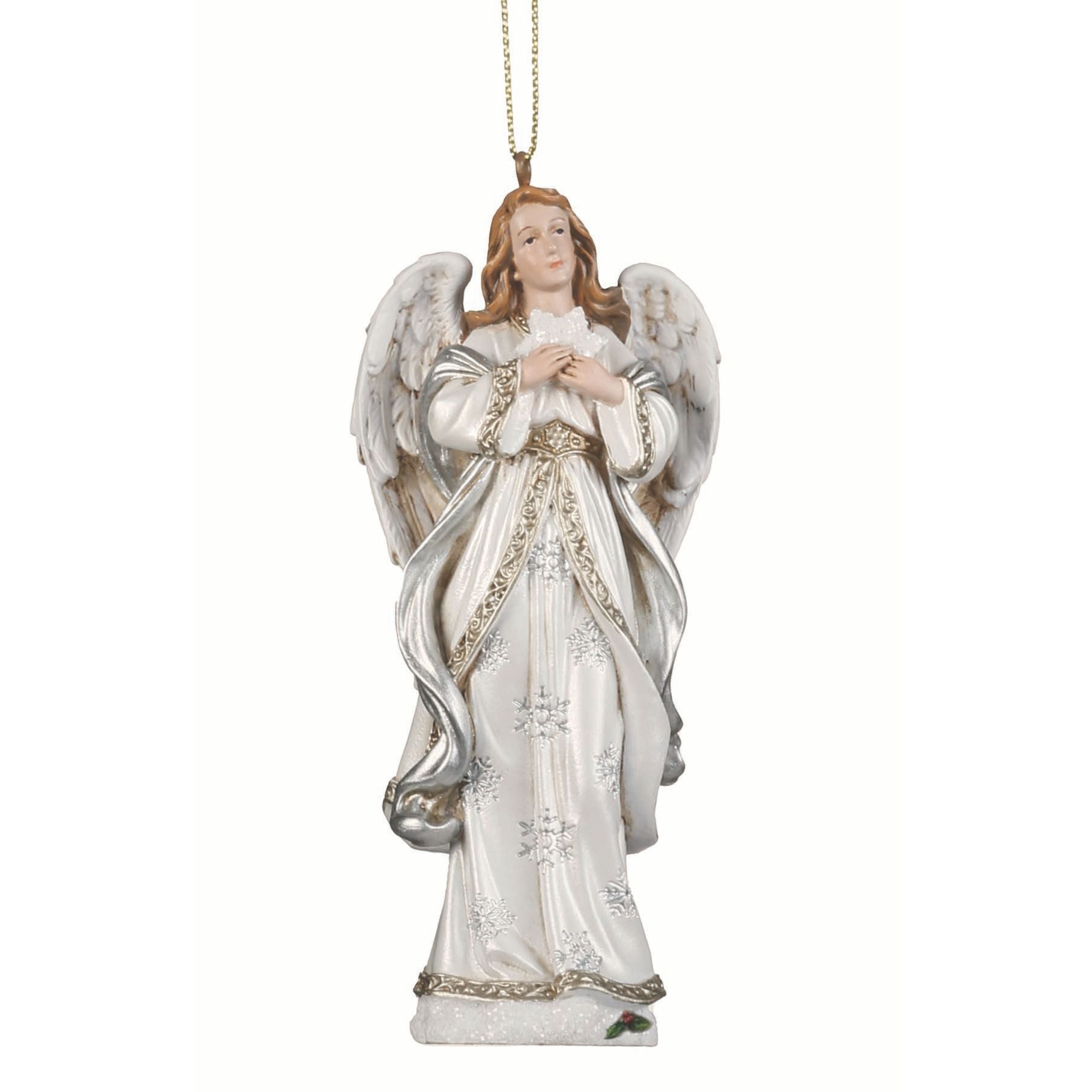 Joseph's Studio Angel Holding Snowflake Ornament
