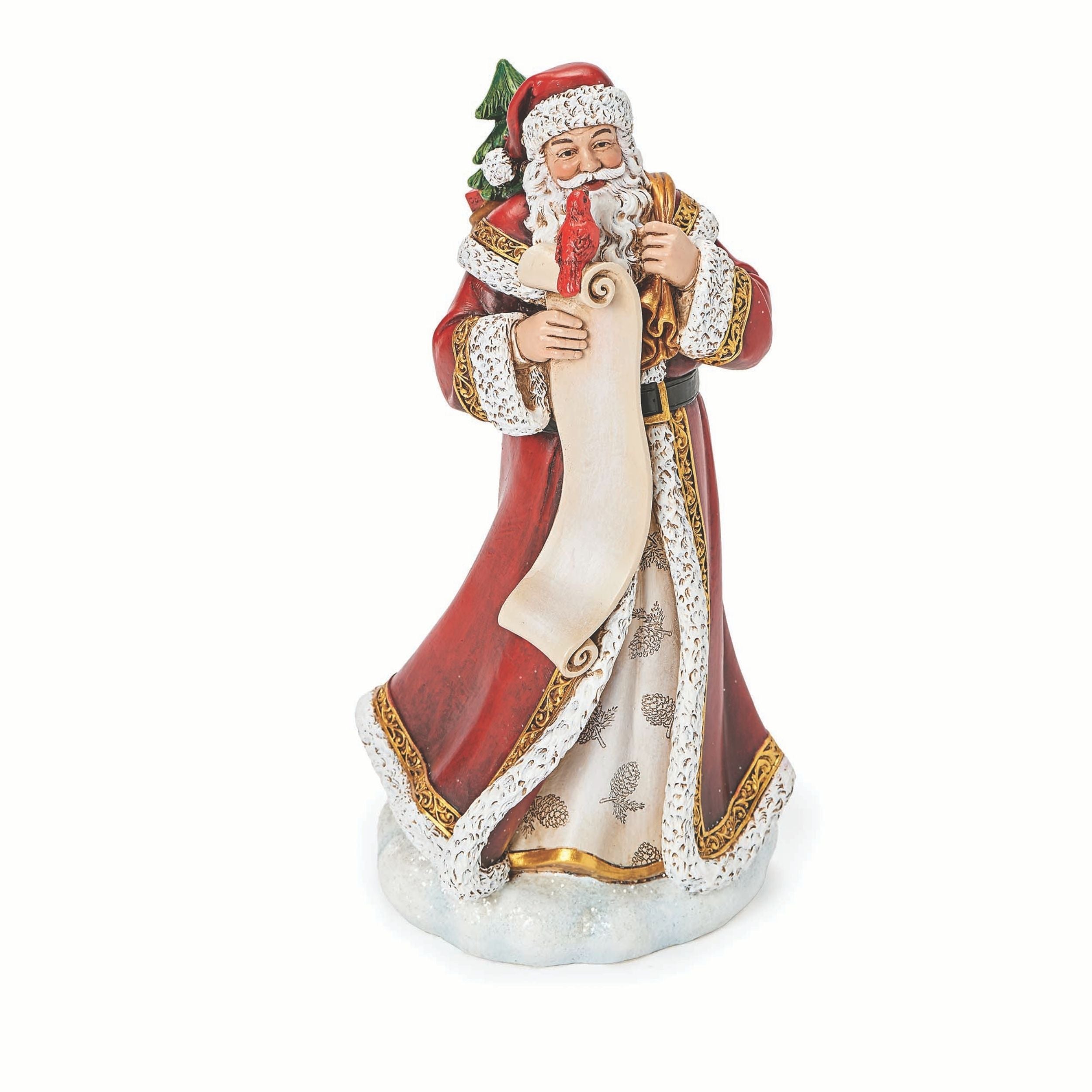 Joseph's Studio Santa Checking His List Figure