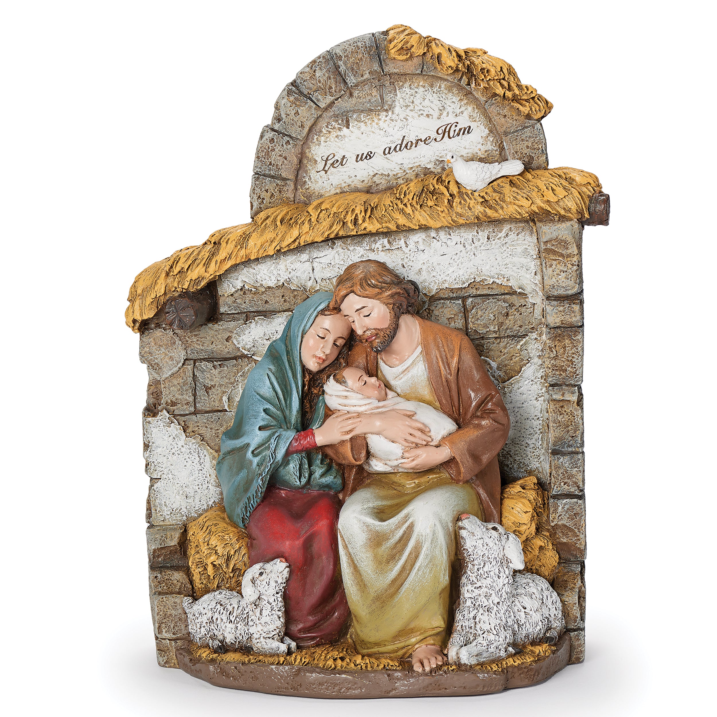 Joseph's Studio Let Us Adore Him Holy Family Figure