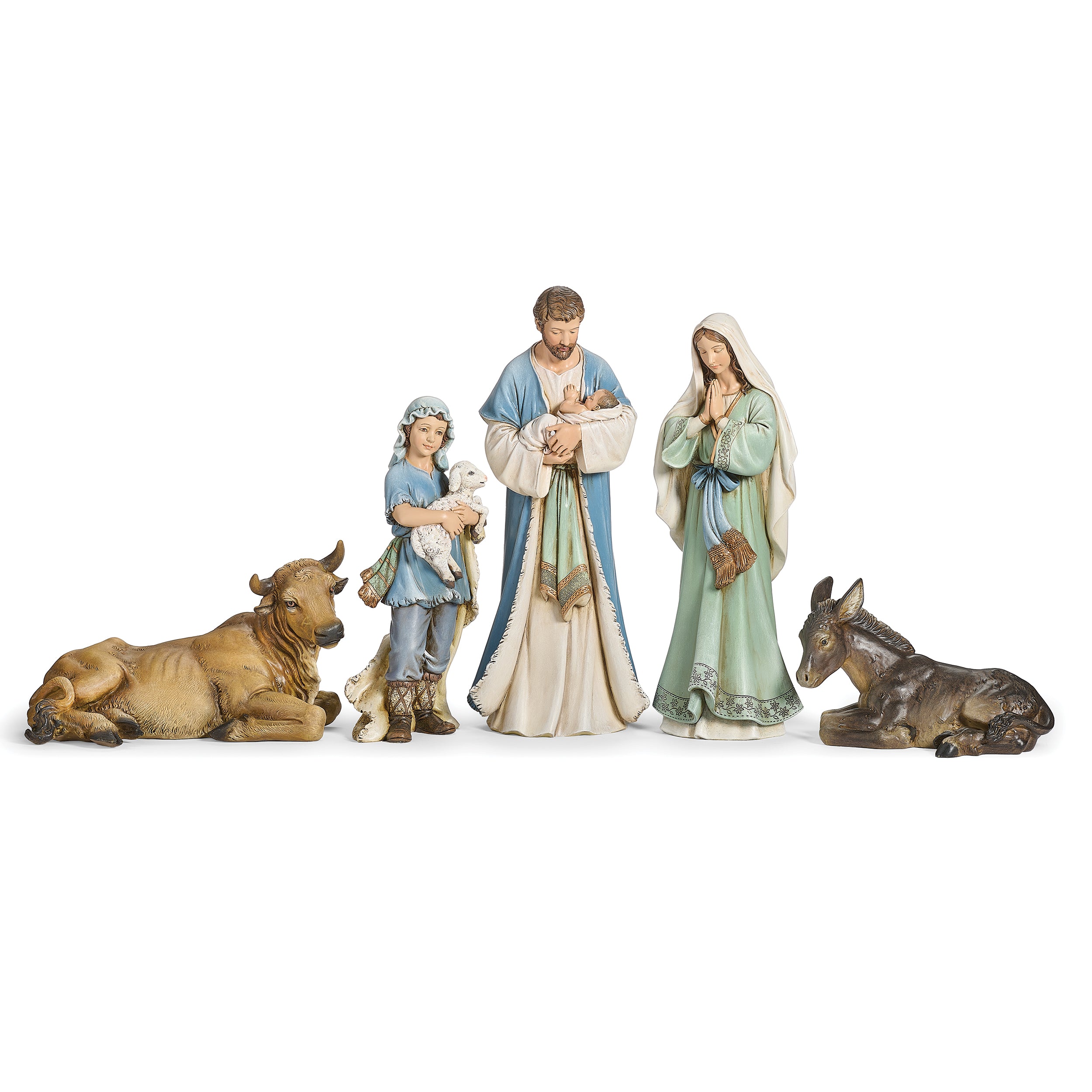 Joseph's Studio Elegant Pastel Nativity Set