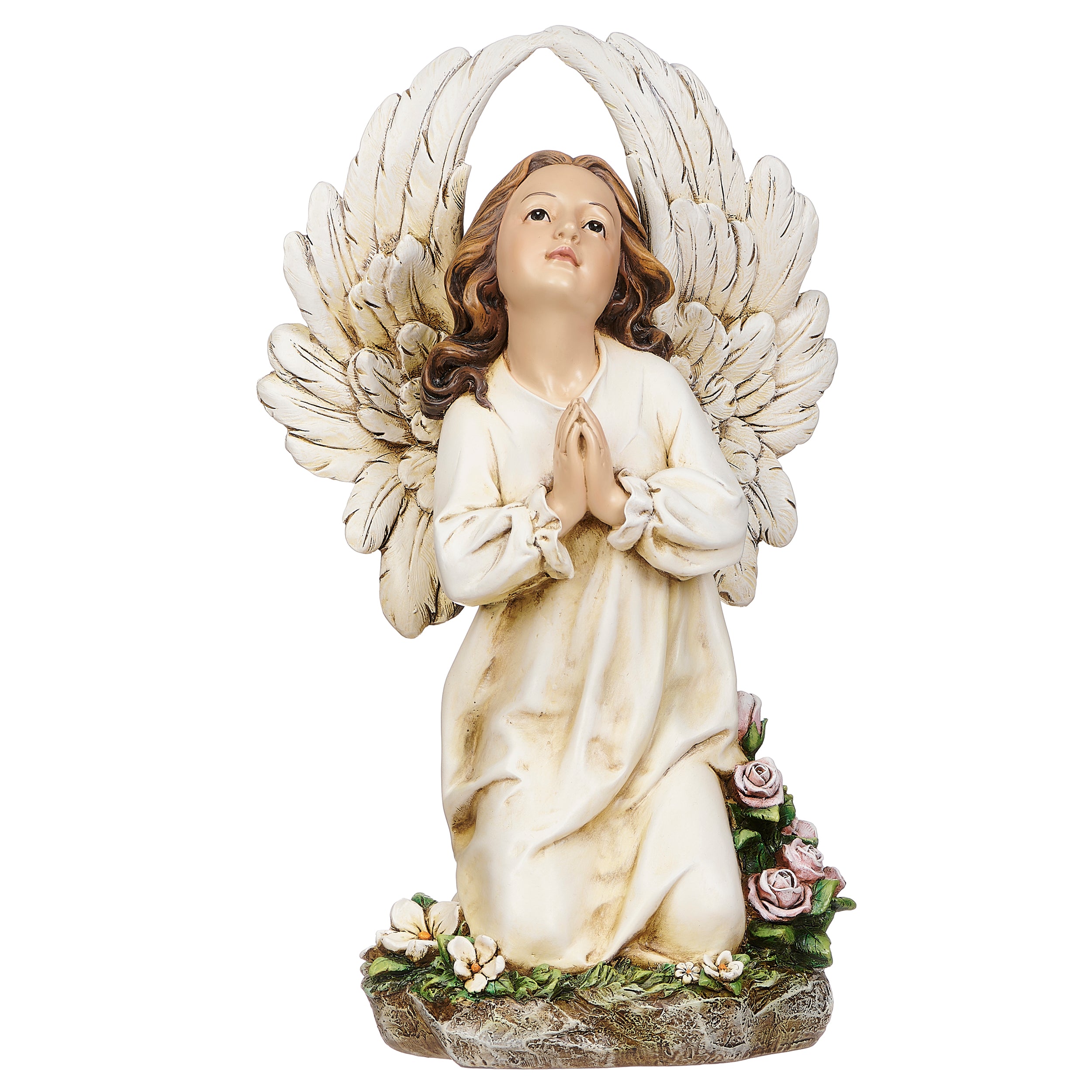 Joseph's Studio Kneeling Angel Garden Statue