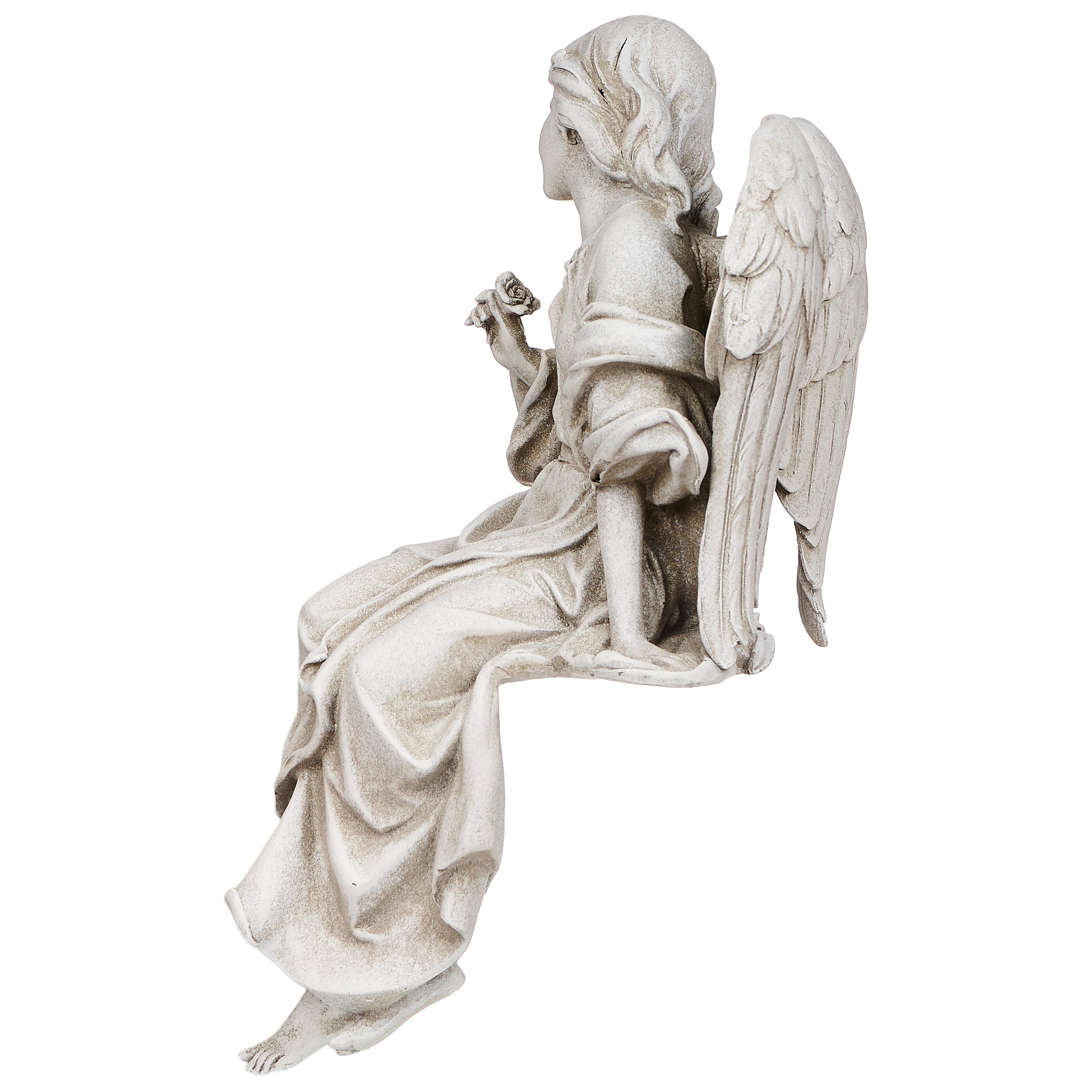 Joseph's Studio Sitting Angel Garden Statue
