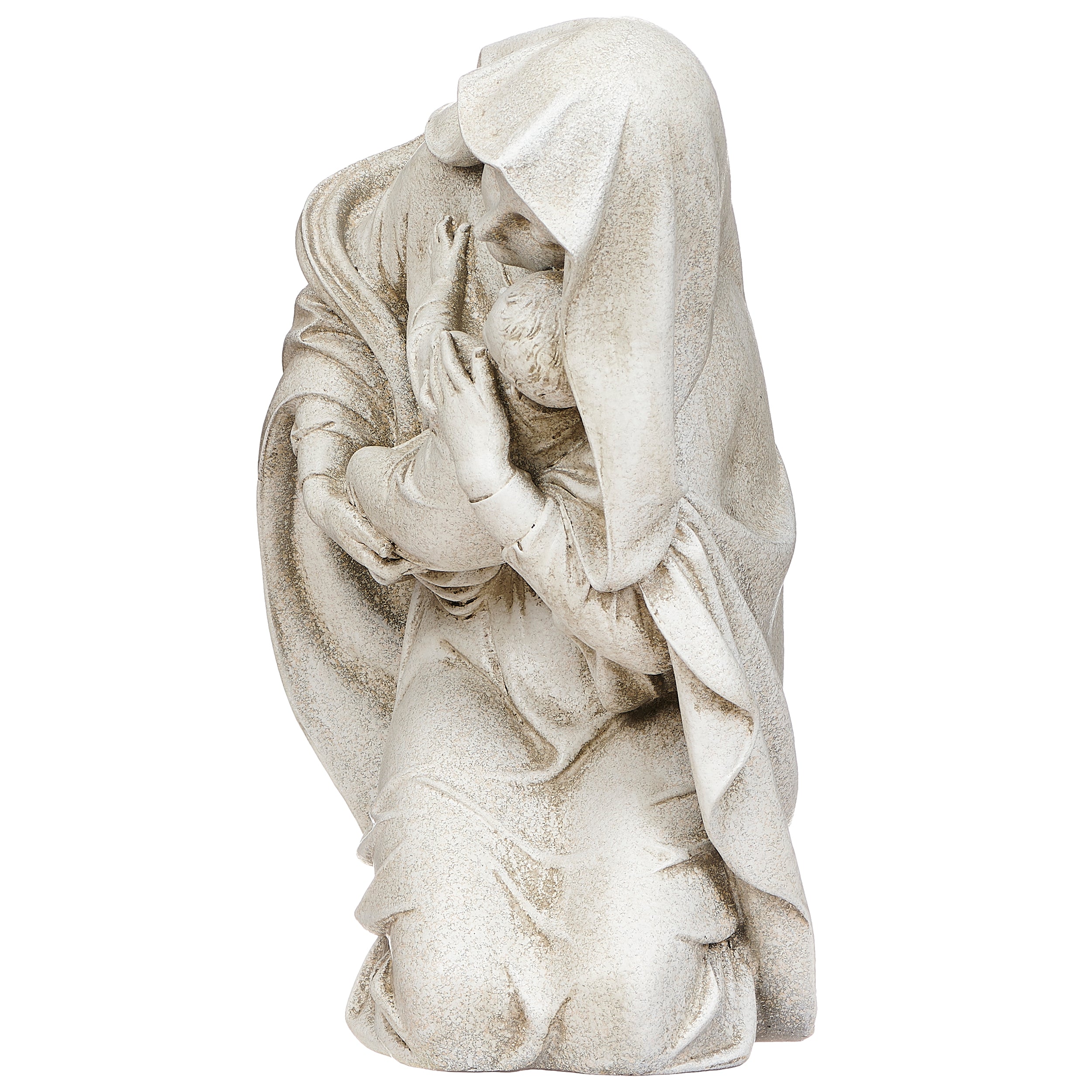 Joseph's Studio Kneeling Madonna & Child Garden Statue
