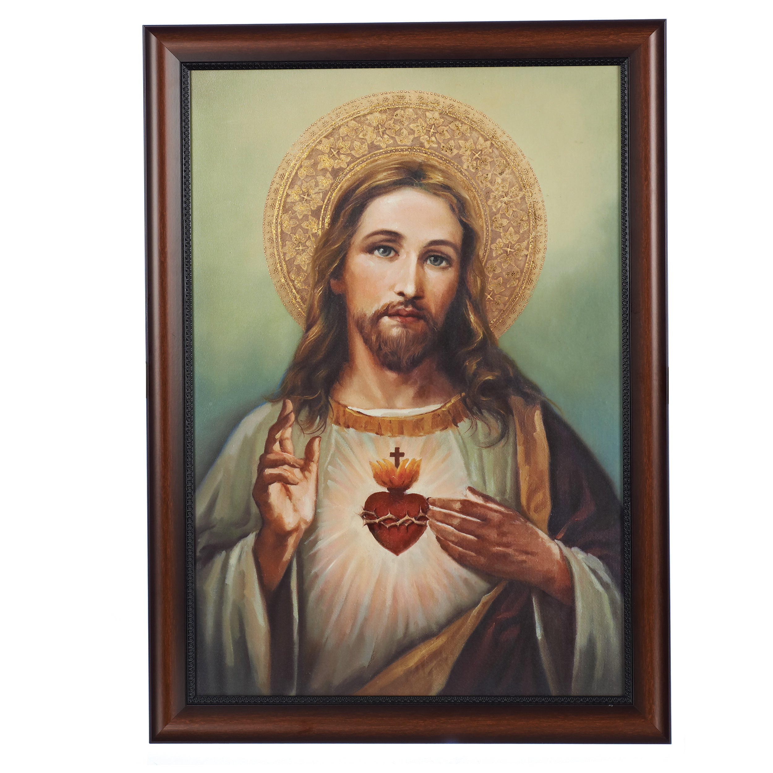 Sacred Heart (聖心)絵画 by Joseph Kurhajec Joseph's Studio Sacred Heart Framed Art