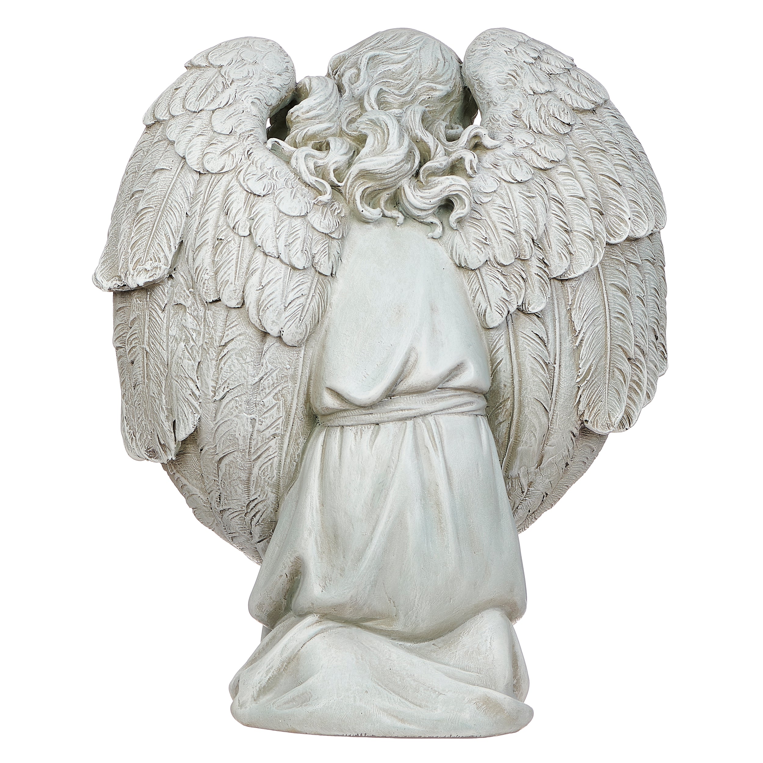 Joseph's Studio Kneeling Angel Bird Feeder Garden Statue