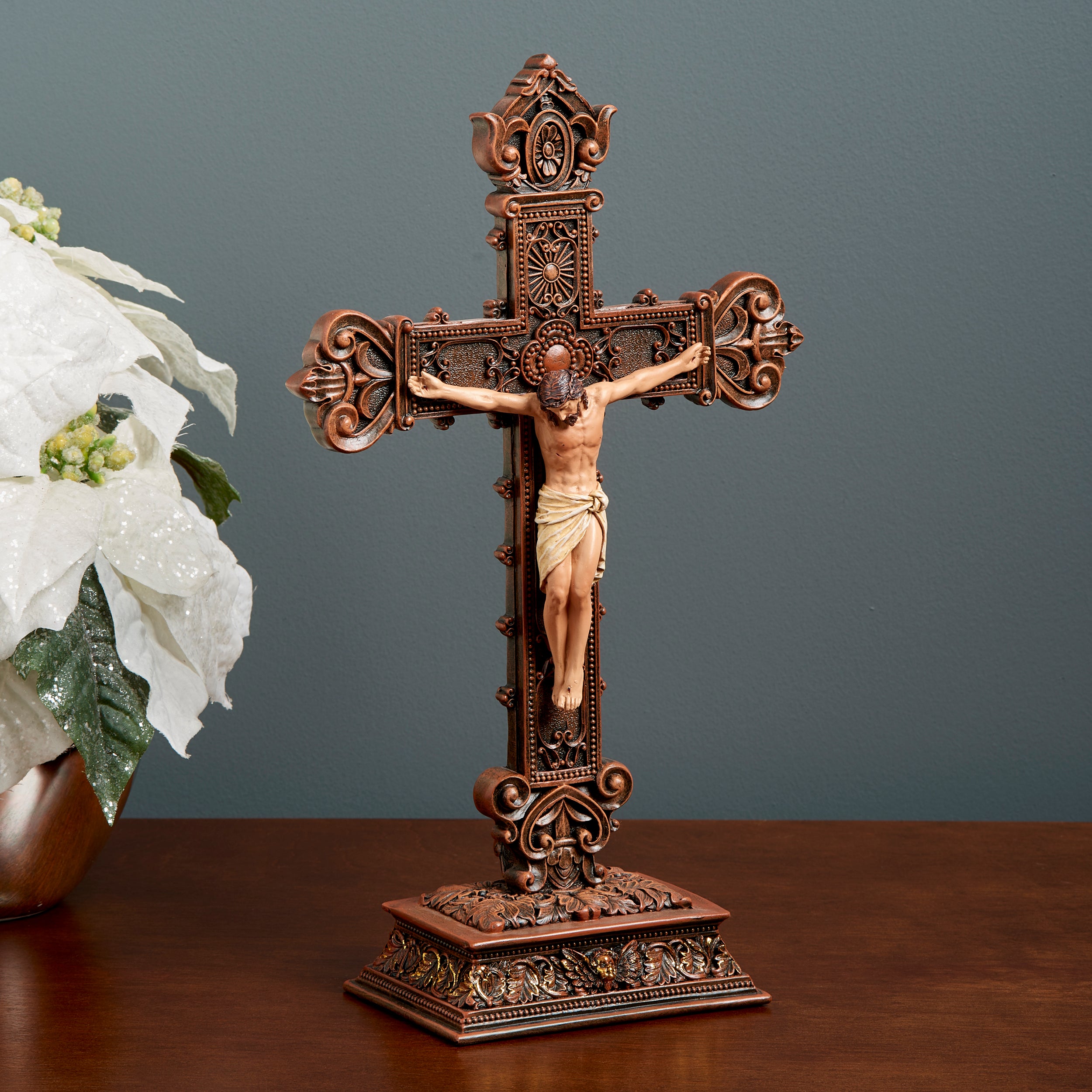 Joseph's Studio Ornate Standing Crucifix