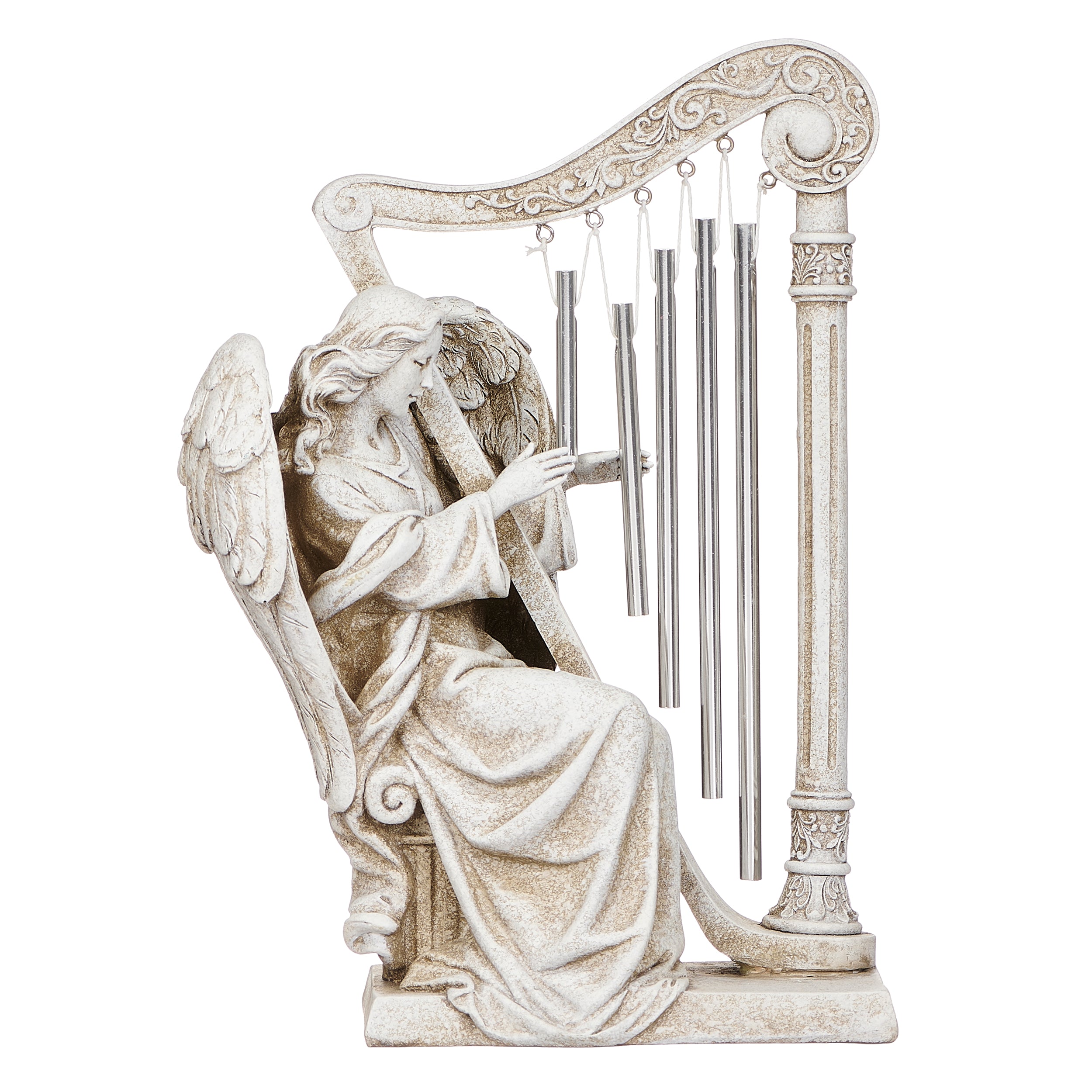 Joseph's Studio Angel Windchime Garden Statue