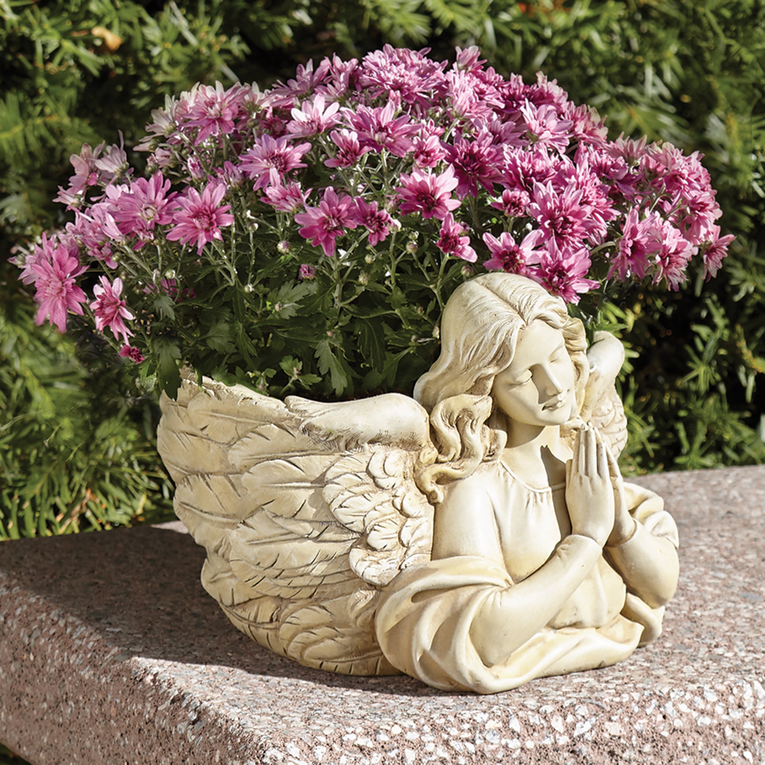 bust plant pots Joseph's Studio Angel Bust Planter
