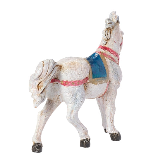 Fontanini White Horse with Blanket - 5" Scale