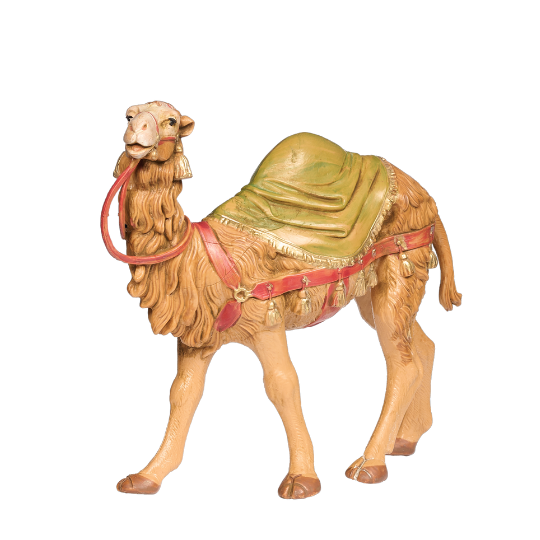 Fontanini Camel with Saddle Blanket - 5" Scale