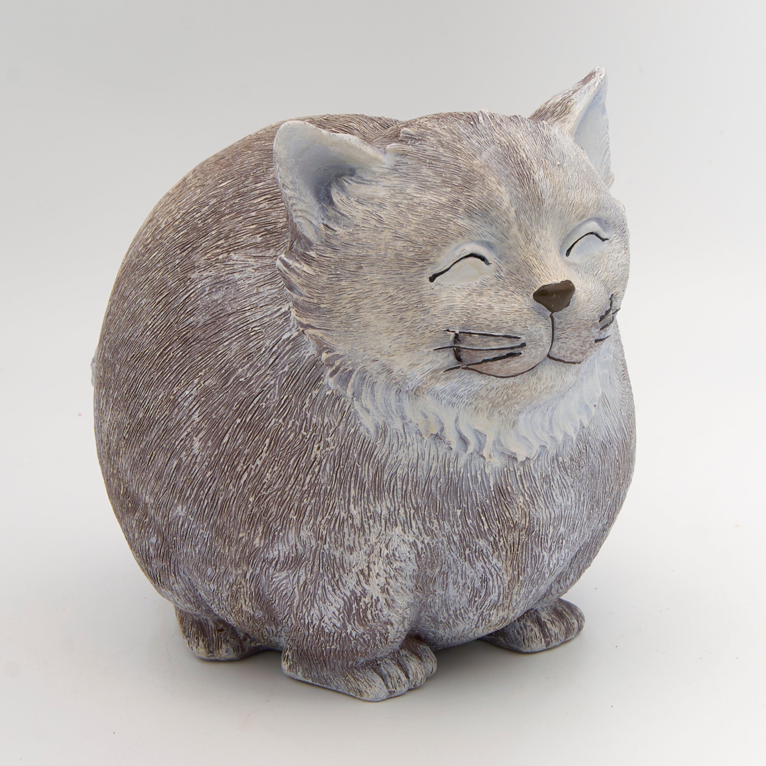 Pudgy Pals Cat Garden Statue