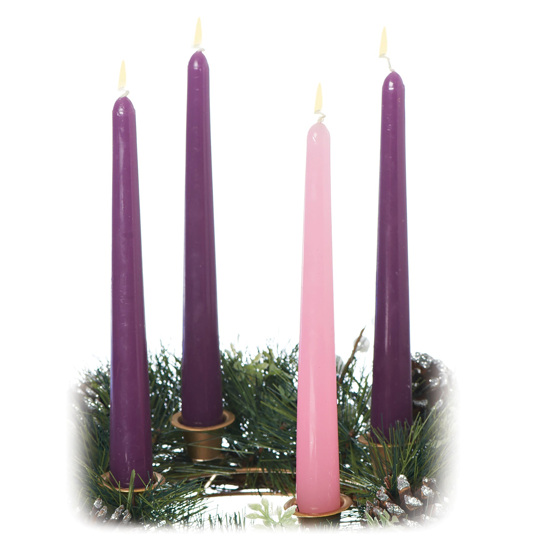 4 advent candles