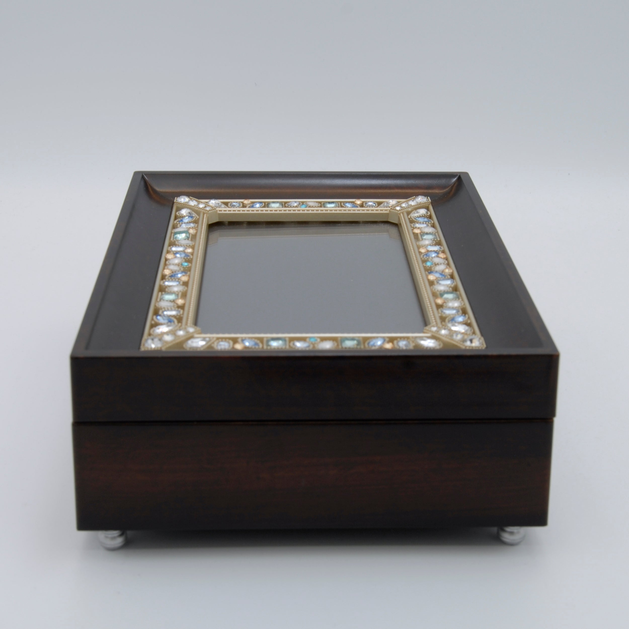 Garden of Love Brown Jeweled Music Box- "Für Elise" Tune