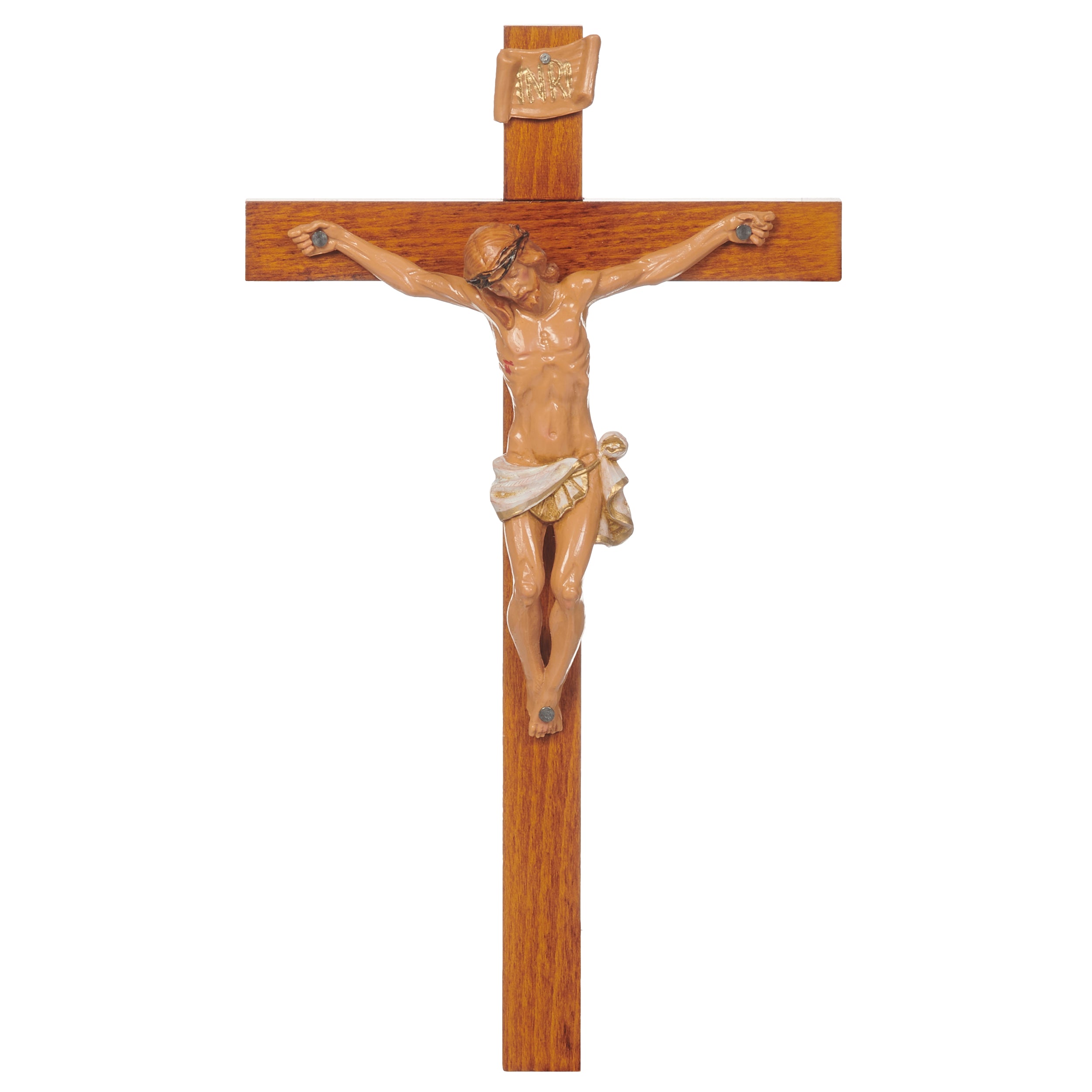 Fontanini Traditional Woodtone Crucifix