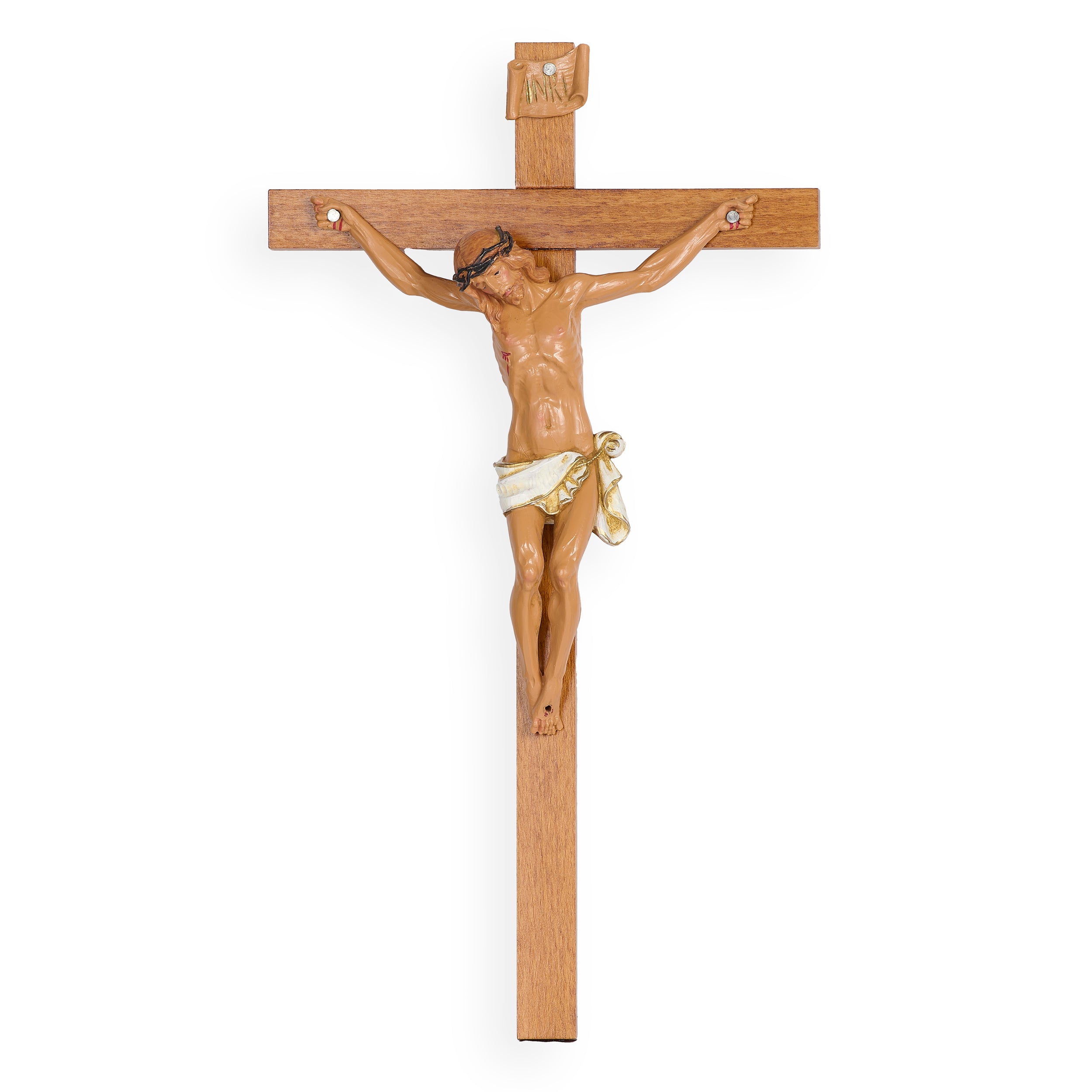 Fontanini Traditional Woodtone Crucifix