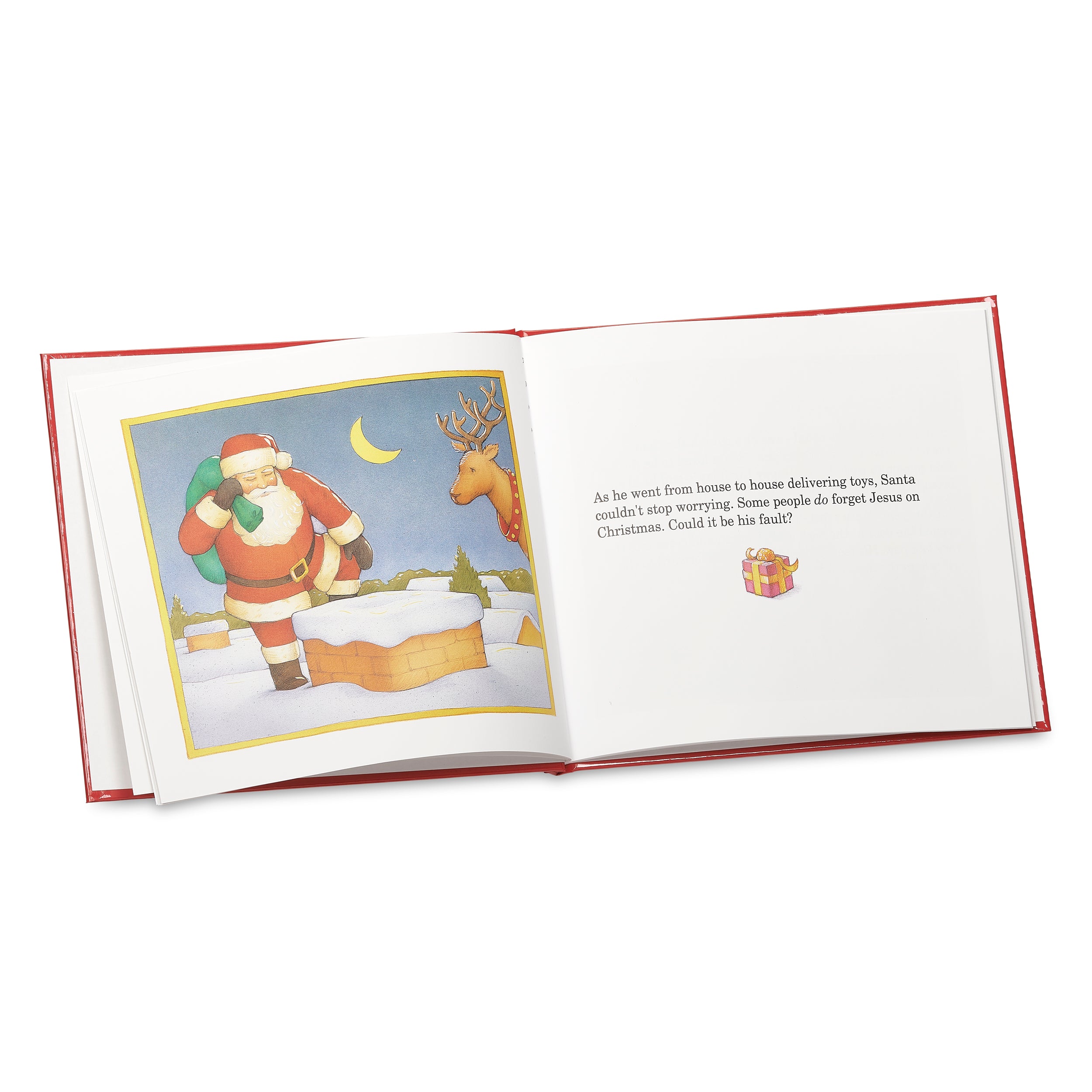 Kneeling Santa A Special Place for Santa Book