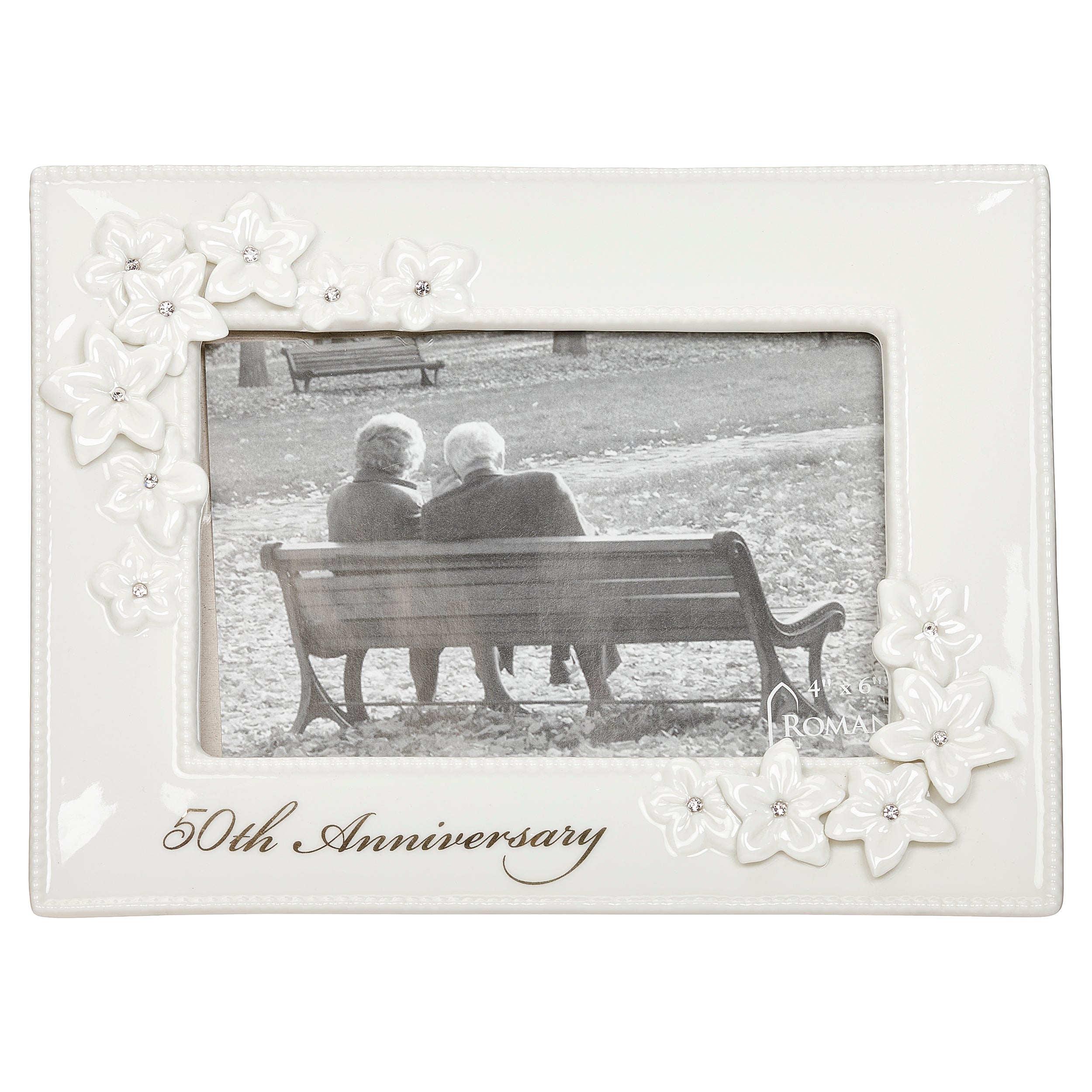 Caroline Collection 50th Anniversary Love Blooms Frame