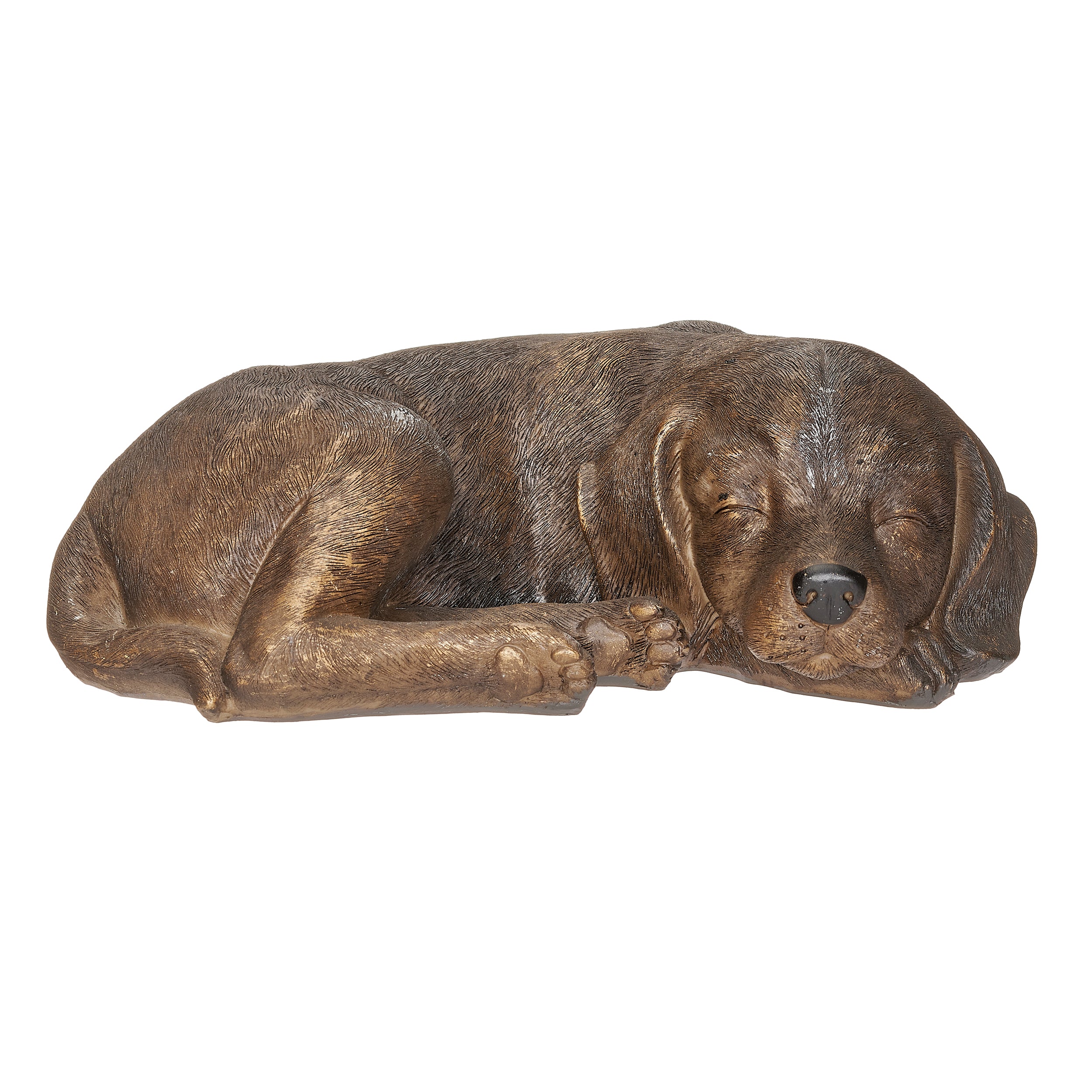 Sleeping Puppy Garden Statue