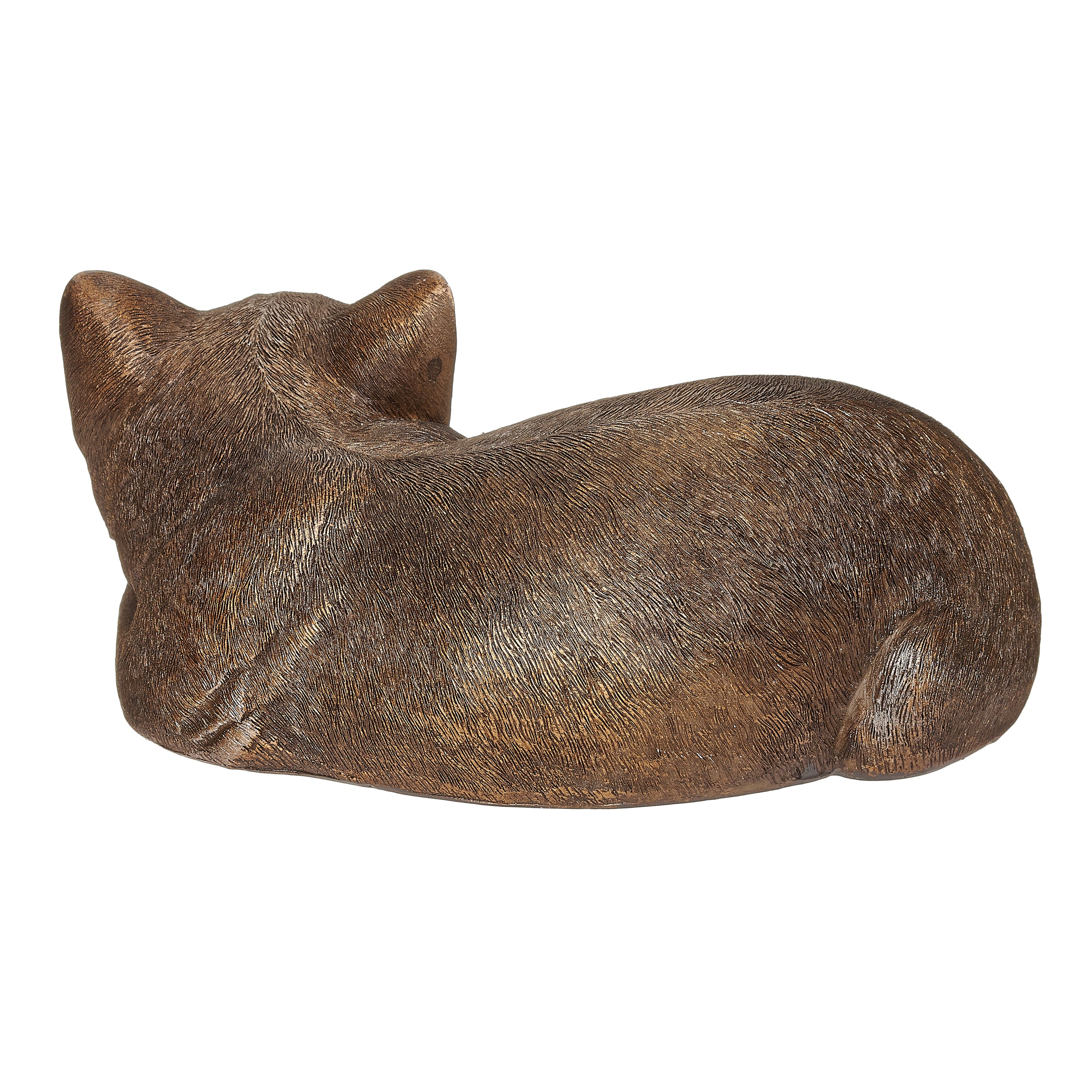 Sleeping Cat Garden Statue