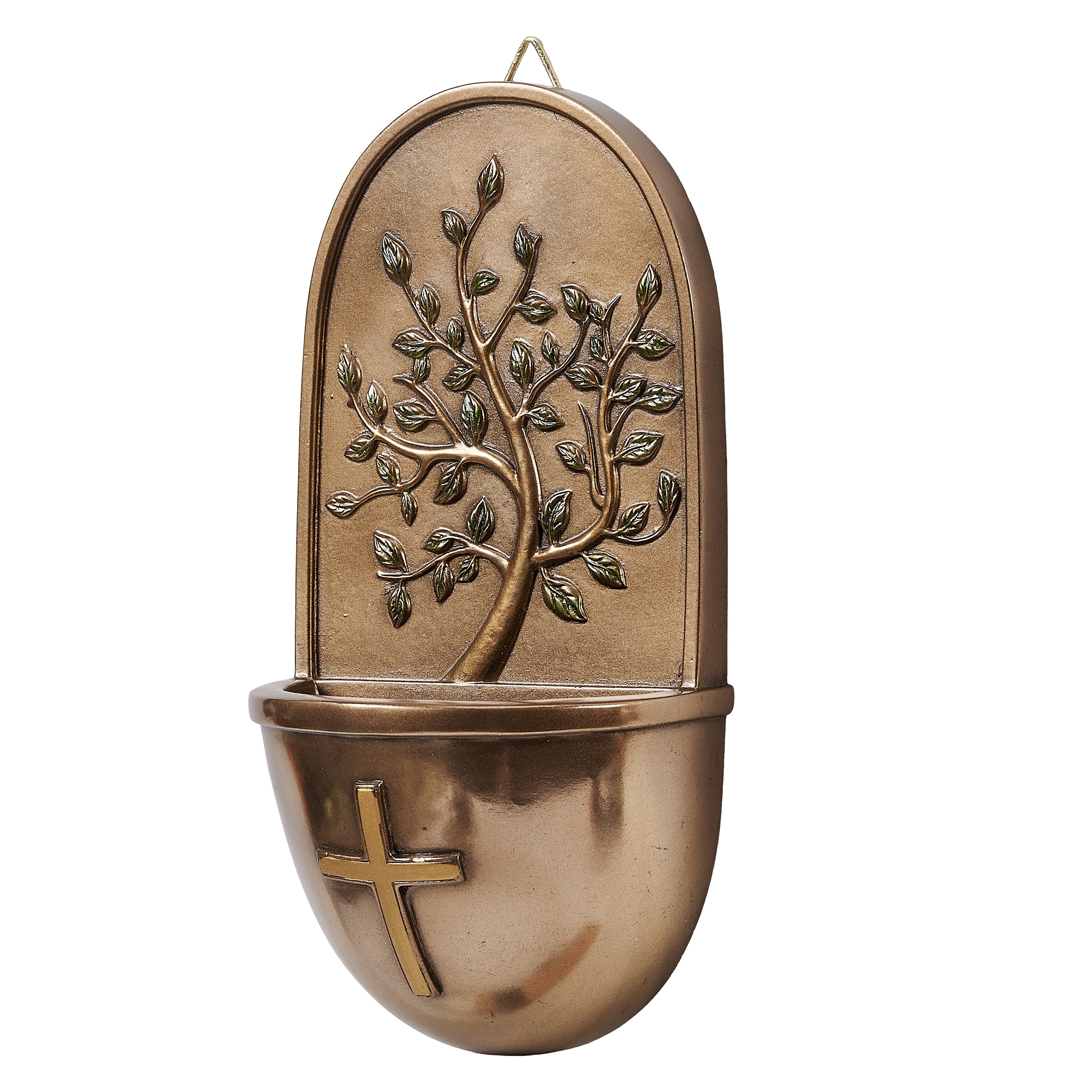 Tree of Life Bronze Holy Water Font