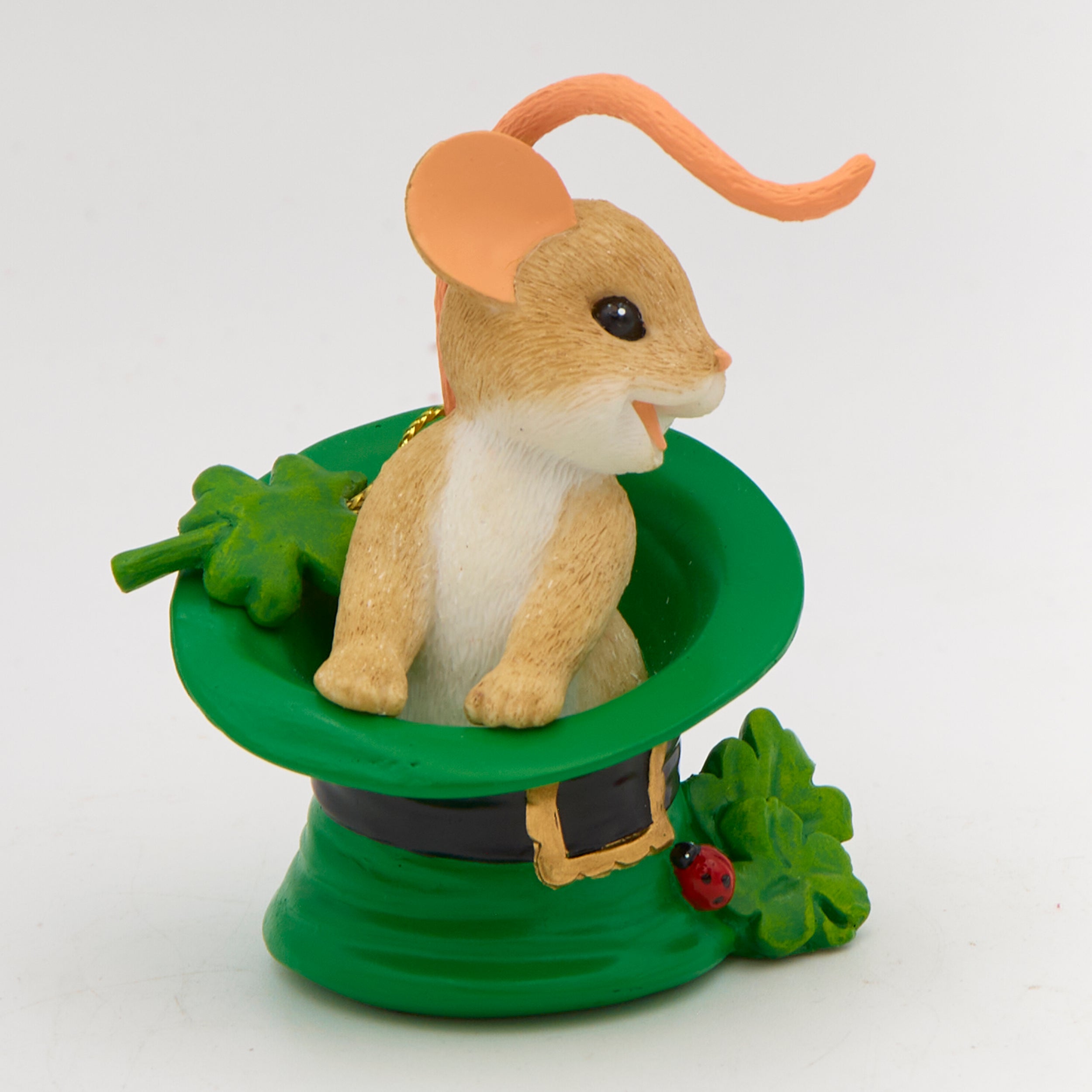 Charming Tails Irish You Luck Figure