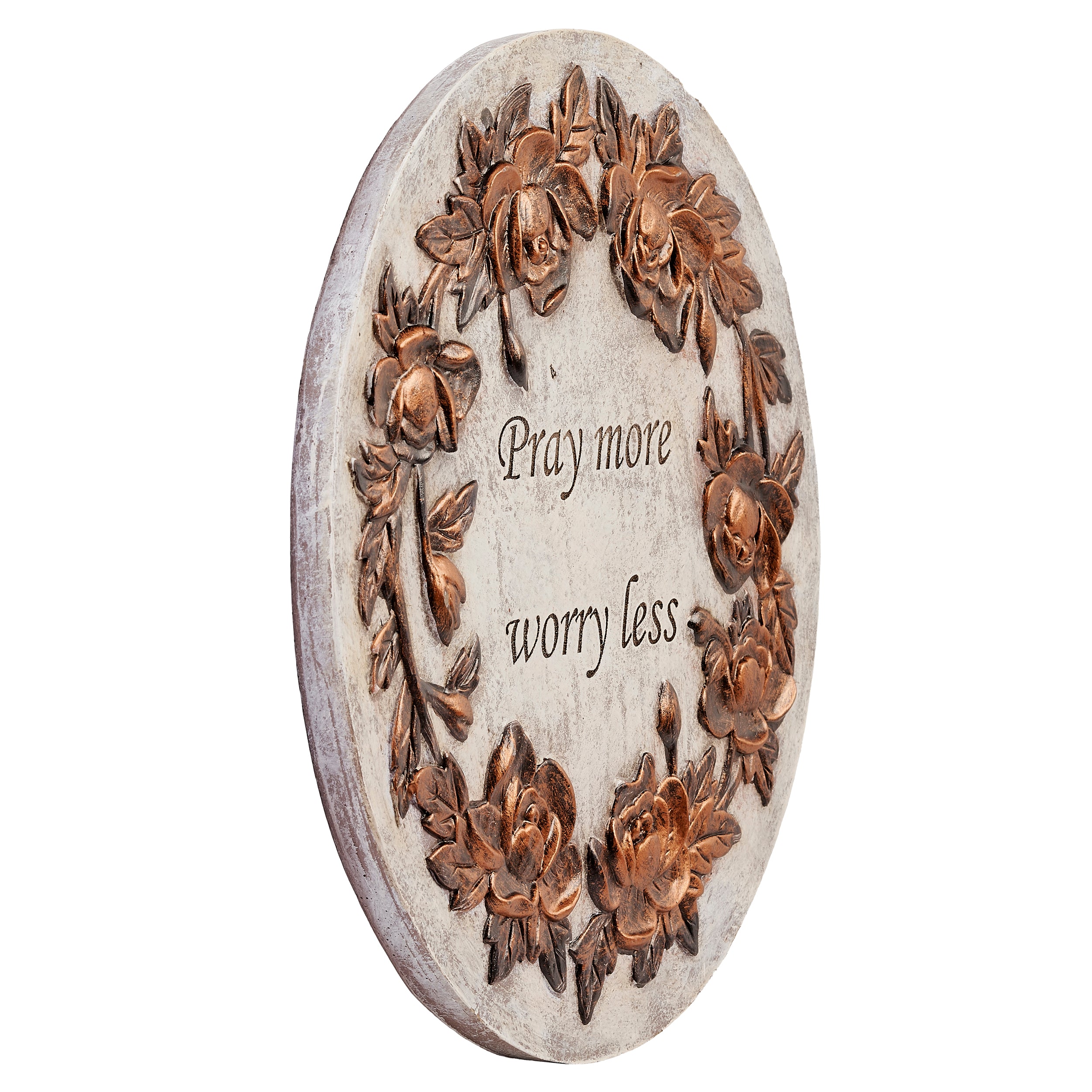 Circle of Love Sentiment Bronze Finish Garden Stepping Stones