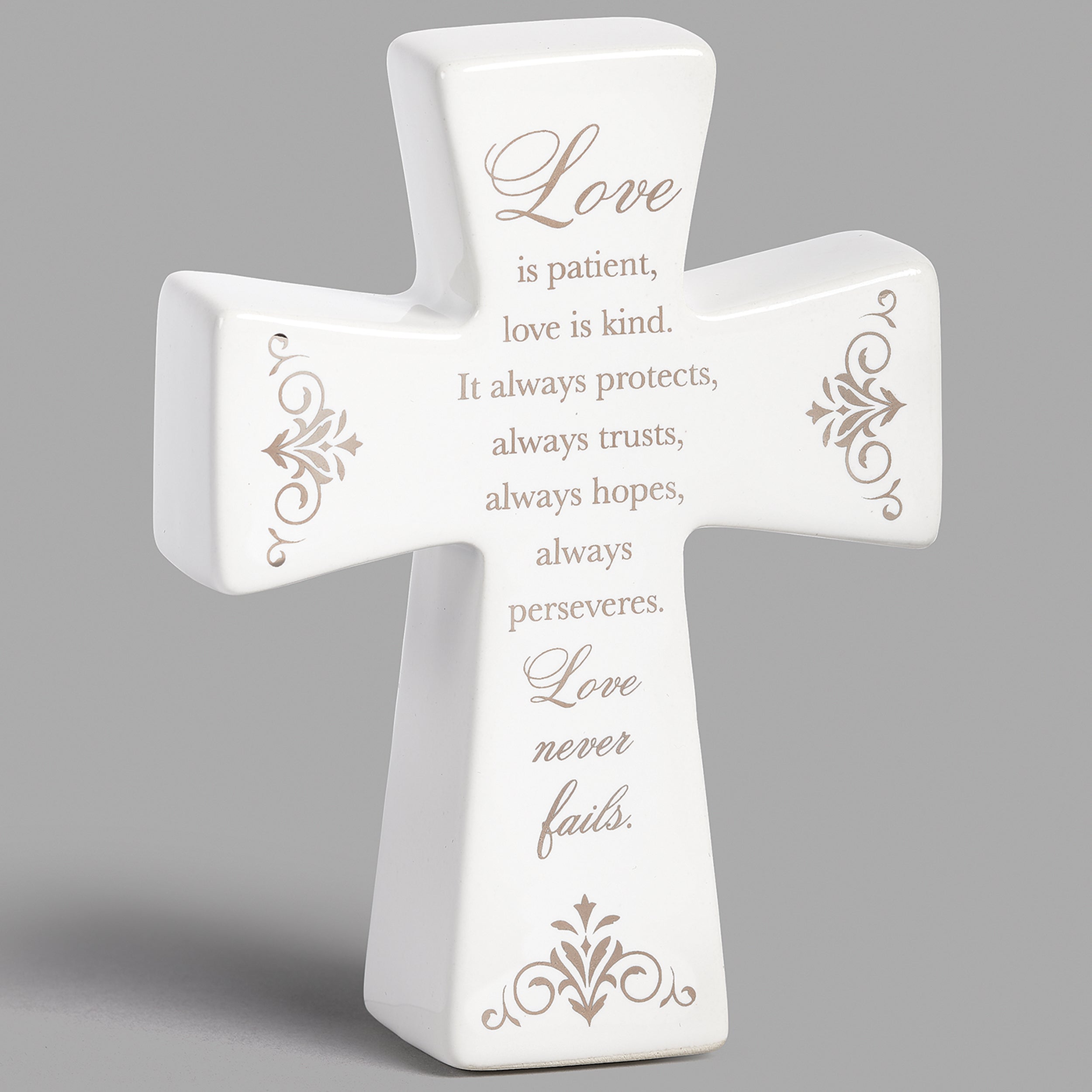 Love Is Patient Cross Keepsake