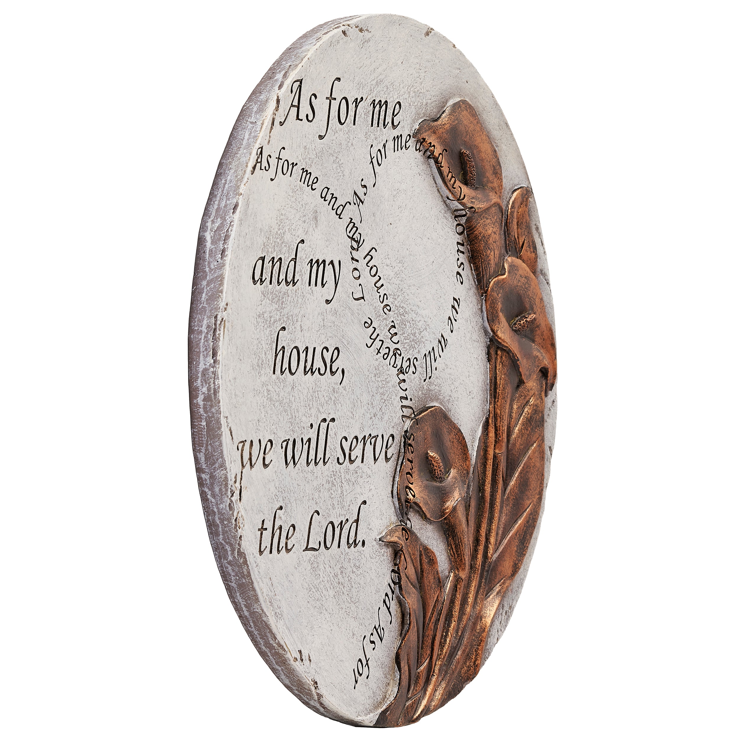 Circle of Love Sentiment Bronze Finish Garden Stepping Stones