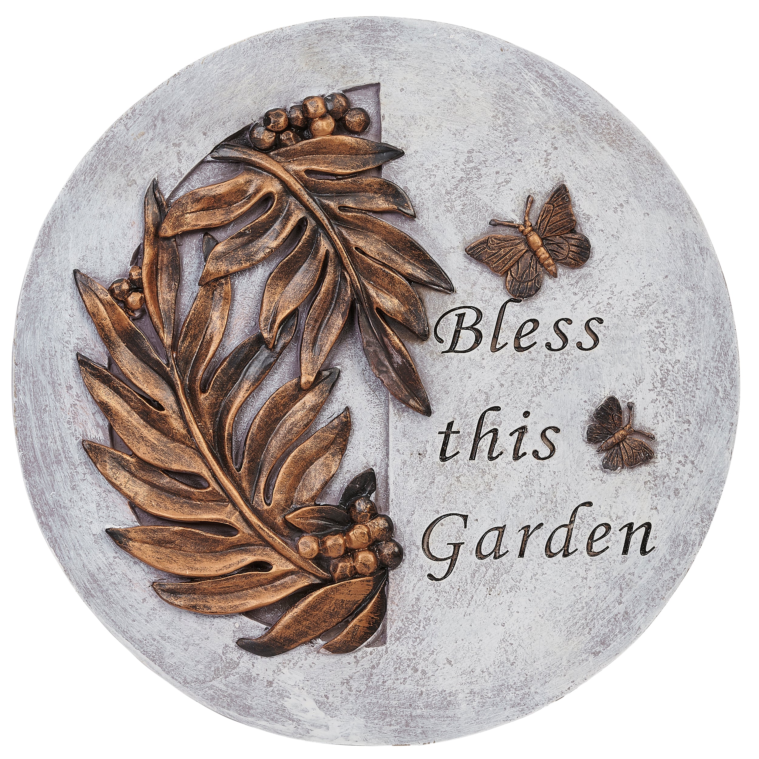 Circle of Love Sentiment Bronze Finish Garden Stepping Stones