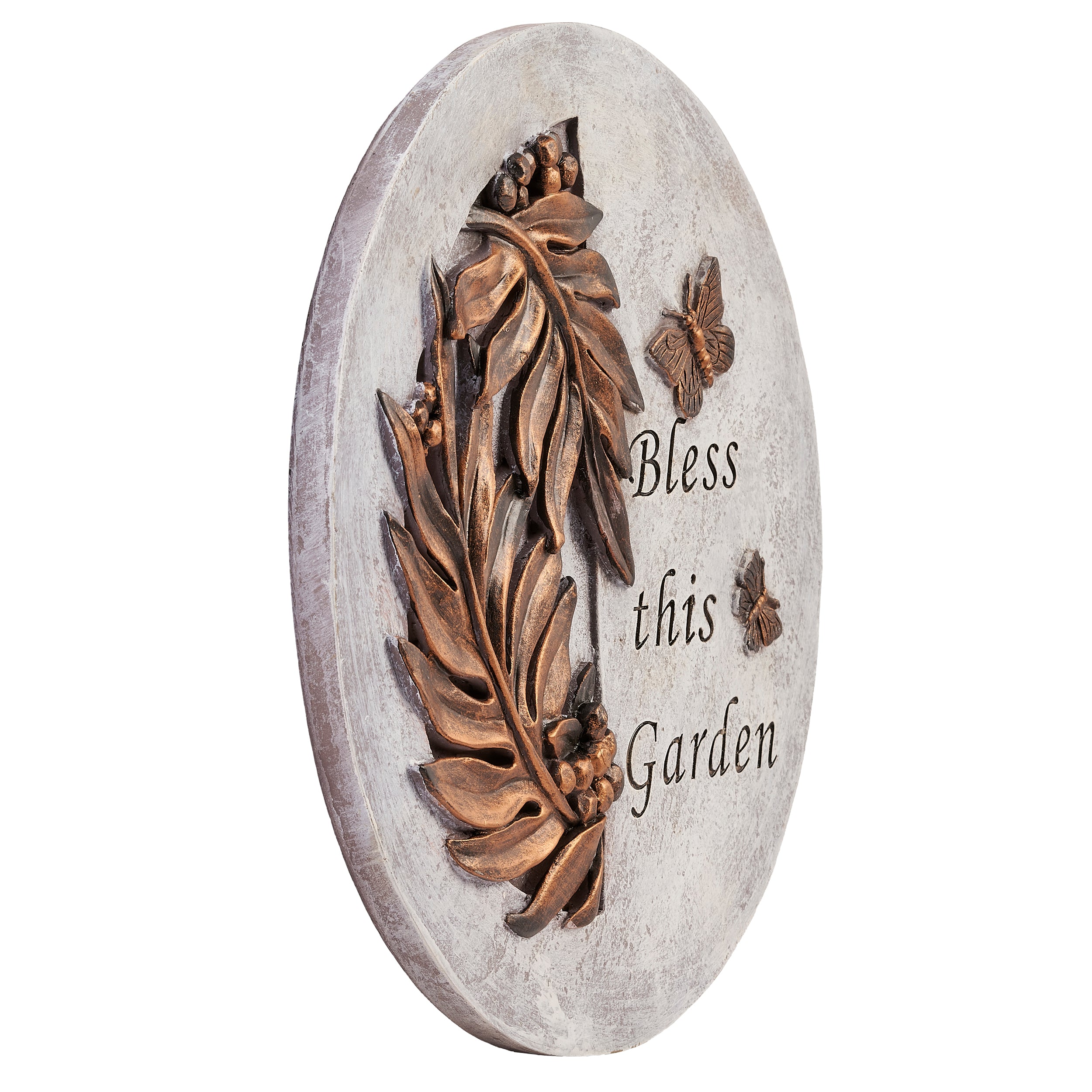Circle of Love Sentiment Bronze Finish Garden Stepping Stones