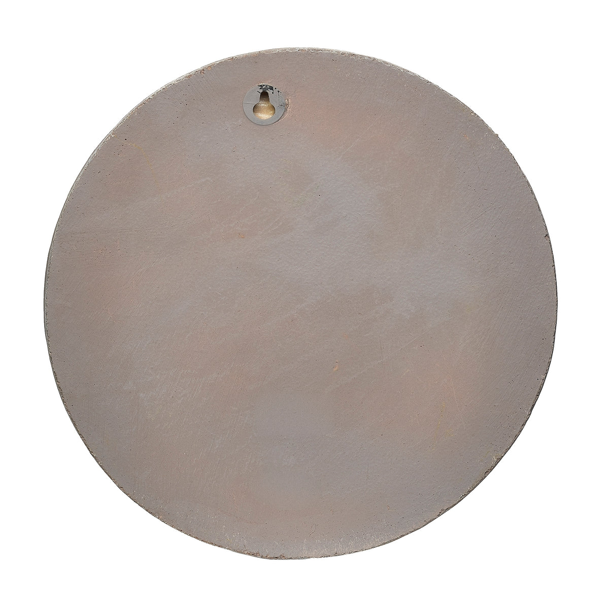 Bless This Garden garden stone, back view with hanging hardware